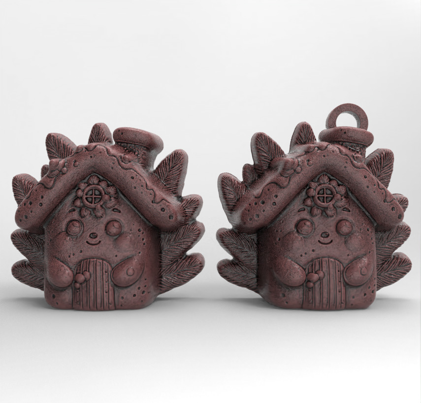 christmas homecookie decor  3D print model_2