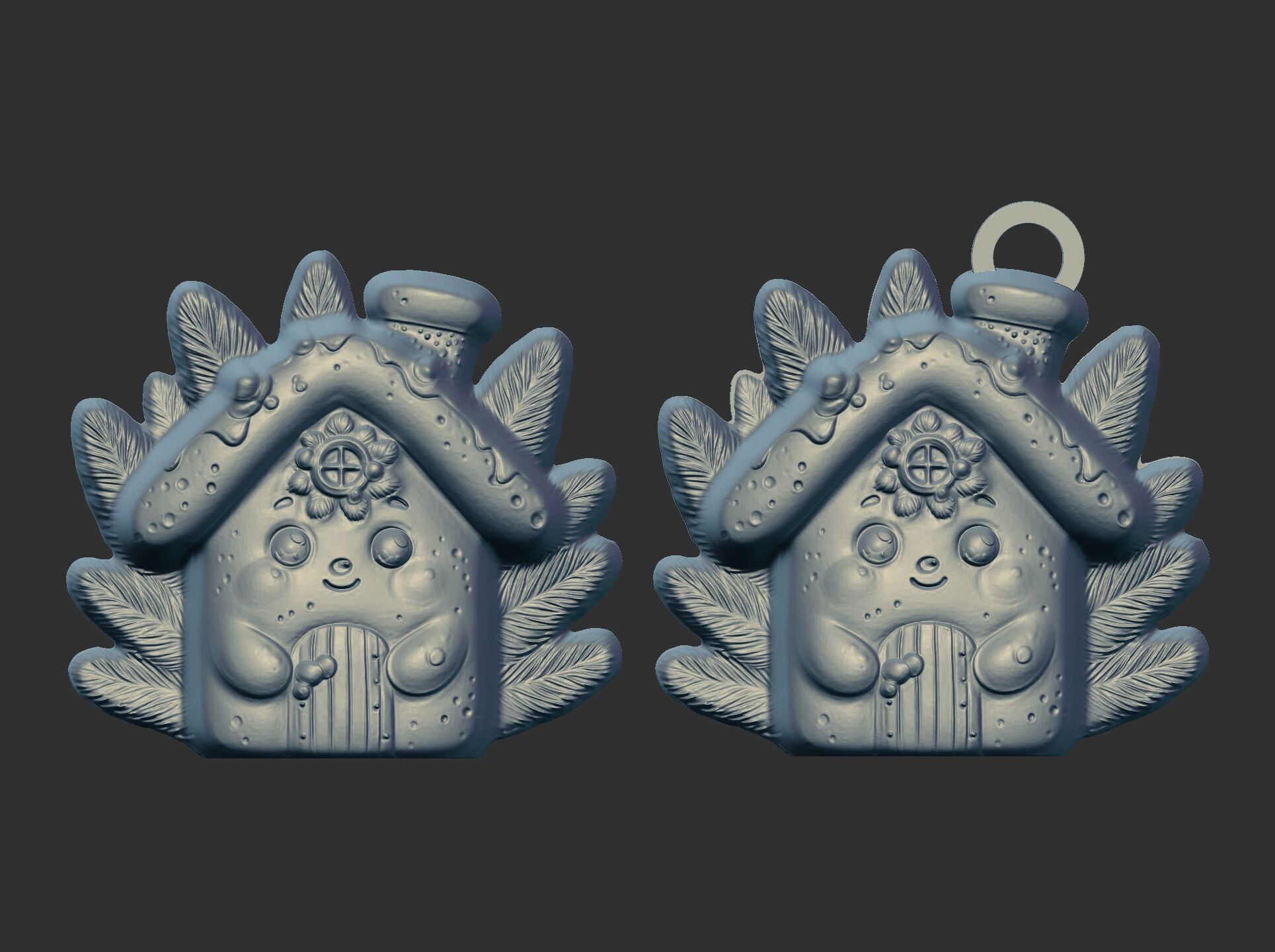 christmas homecookie decor  3D print model_6