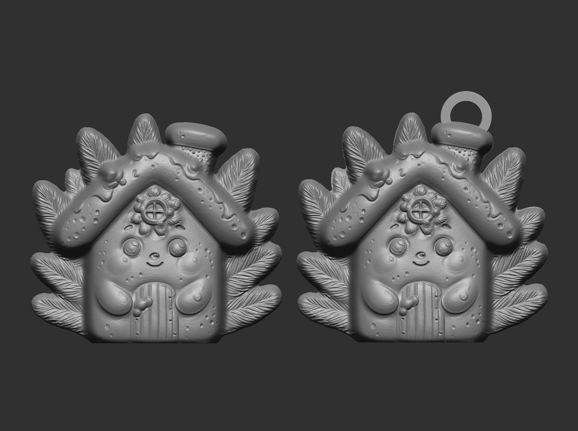 christmas homecookie decor  3D print model_7