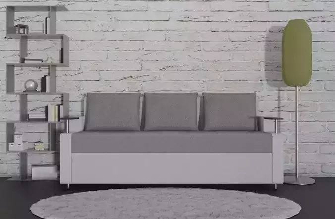 Sofa Euro Millennium light gray