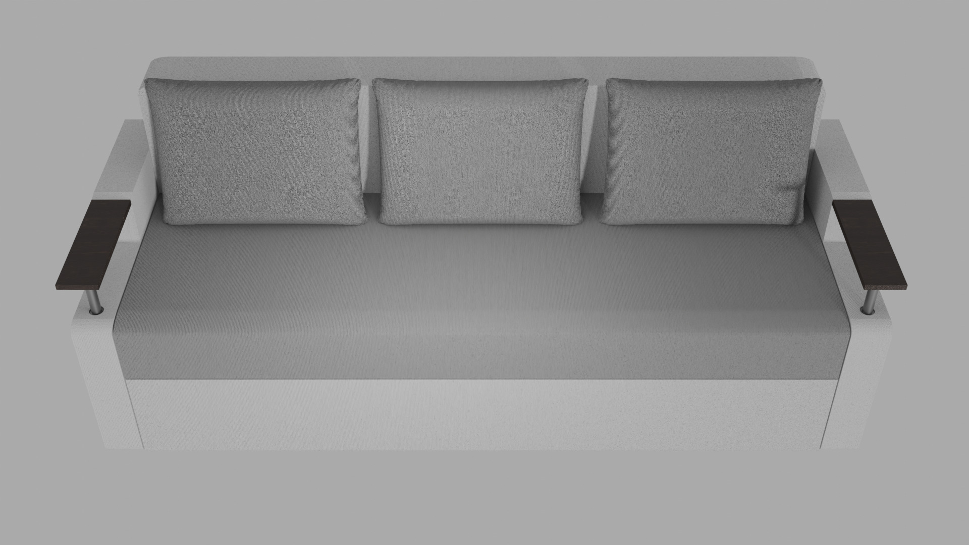 Sofa Euro Millennium light gray 3D model_5