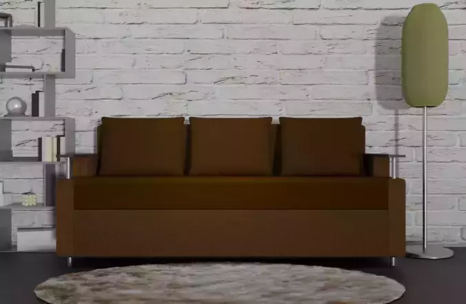 Sofa Euro Millennium brown