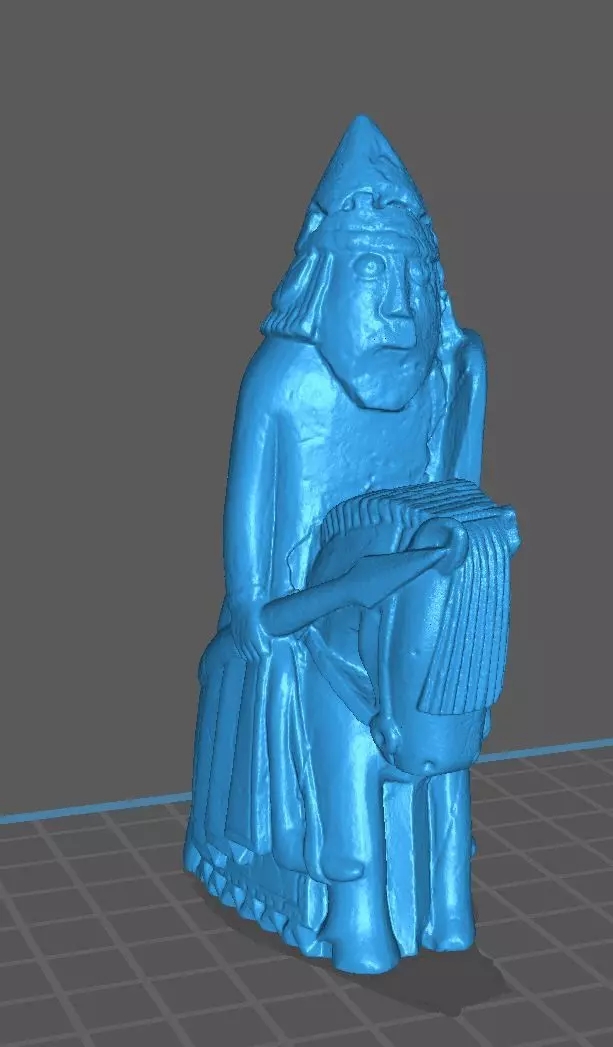Lewis Chess Piece - Knight 3D print model