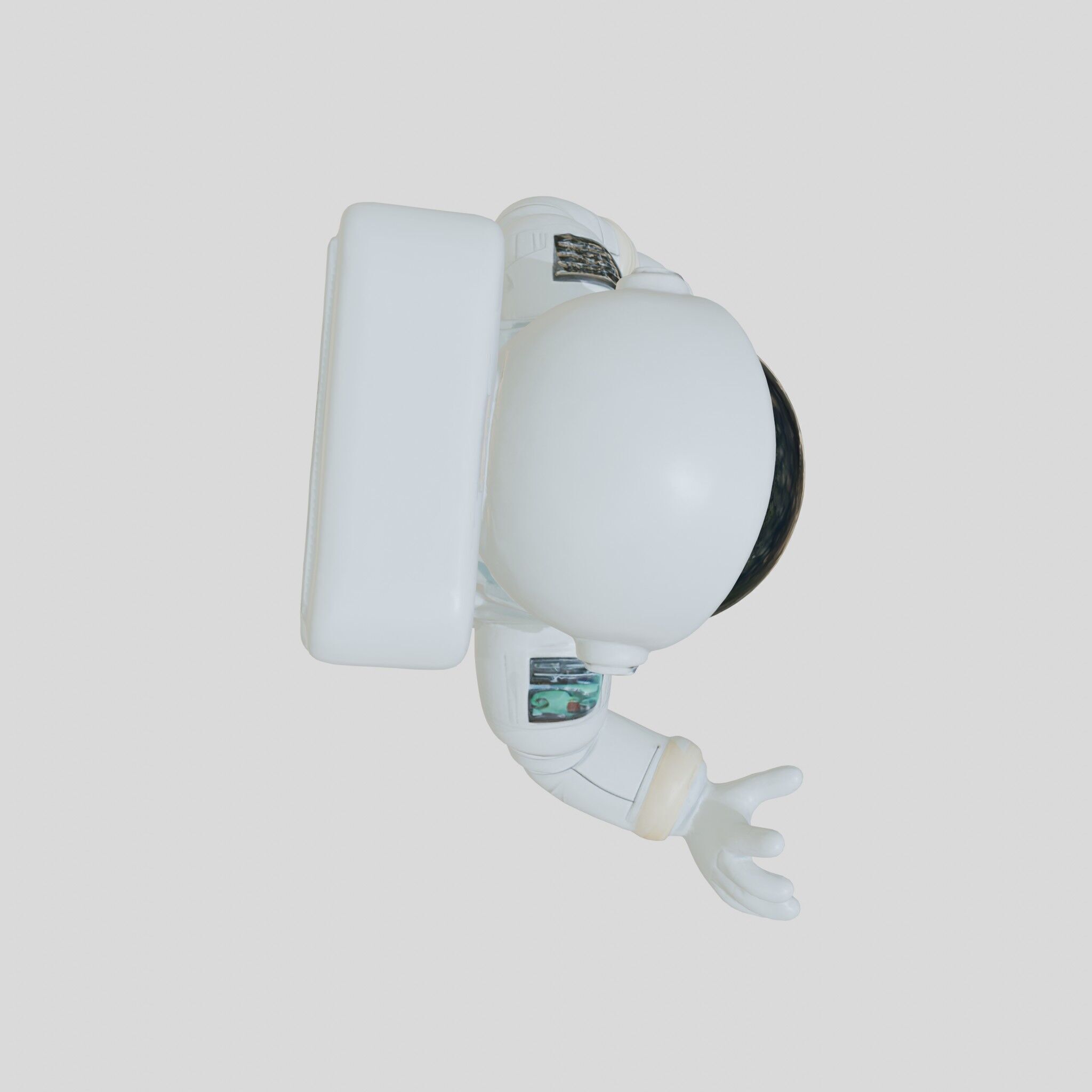 Astronaut Character Cartoon Style 3D Model Low-poly 3D model_17