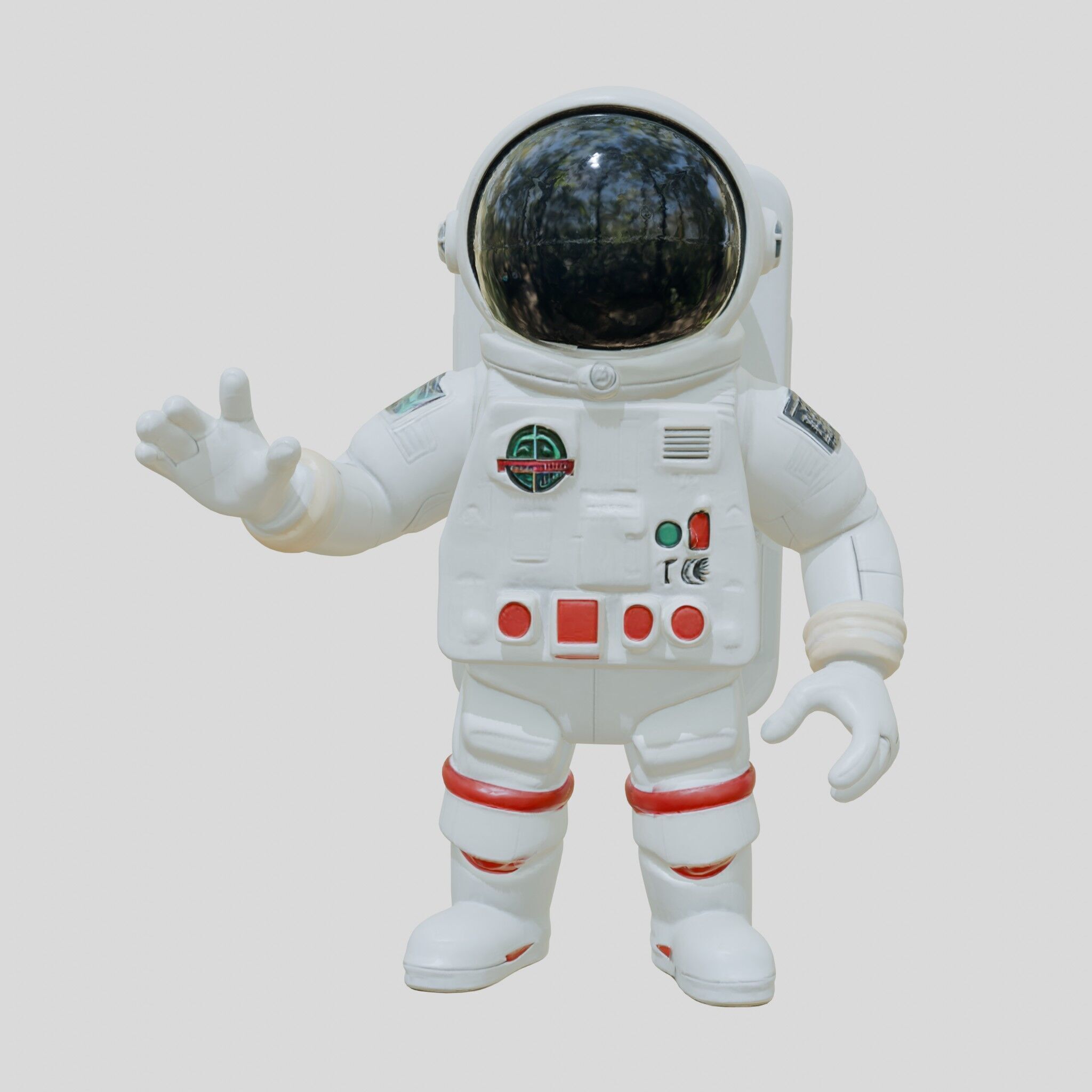 Astronaut Character Cartoon Style 3D Model Low-poly 3D model_11