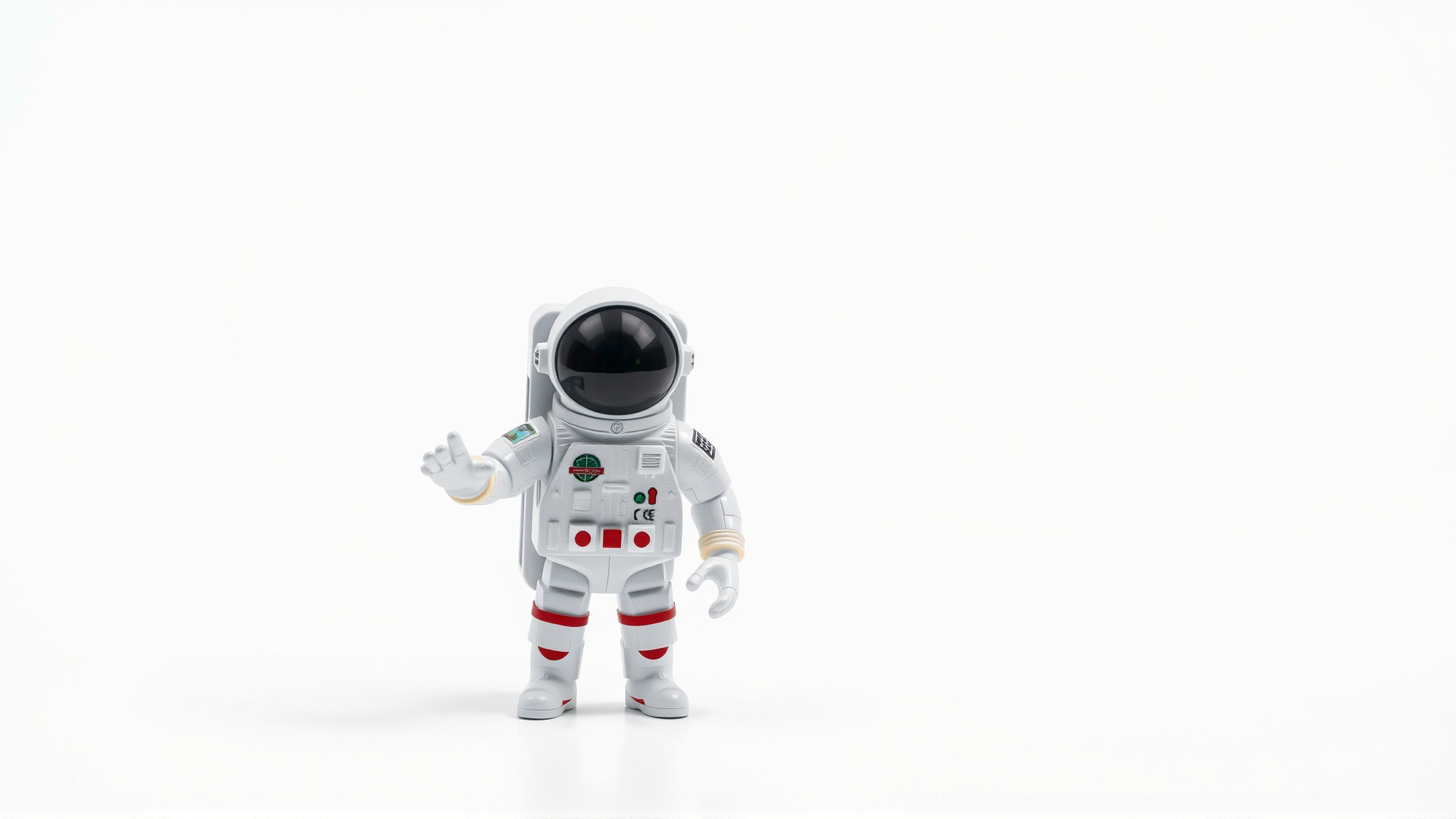 Astronaut Character Cartoon Style 3D Model Low-poly 3D model_3