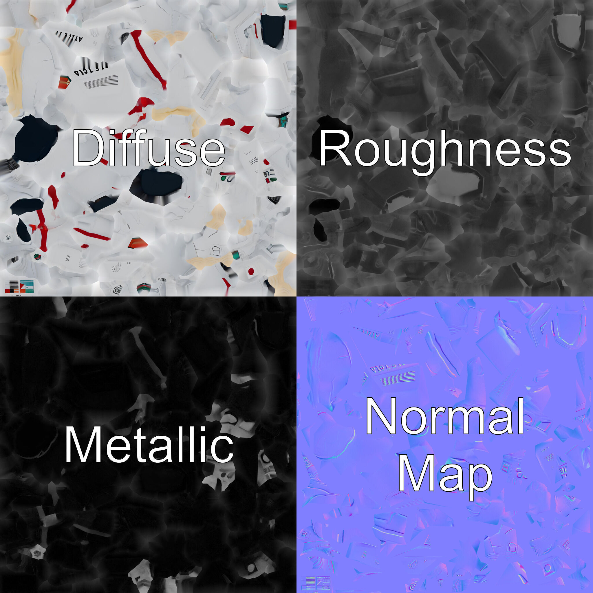 Astronaut Character Cartoon Style 3D Model Low-poly 3D model_1