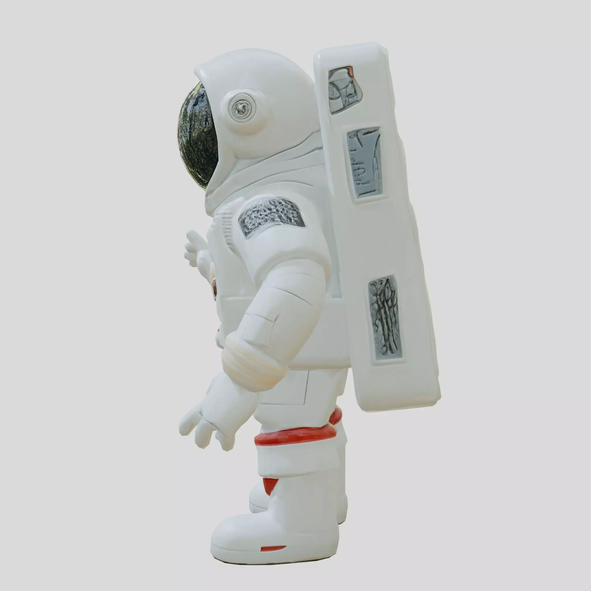 Astronaut Character Cartoon Style 3D Model Low-poly 3D model_0
