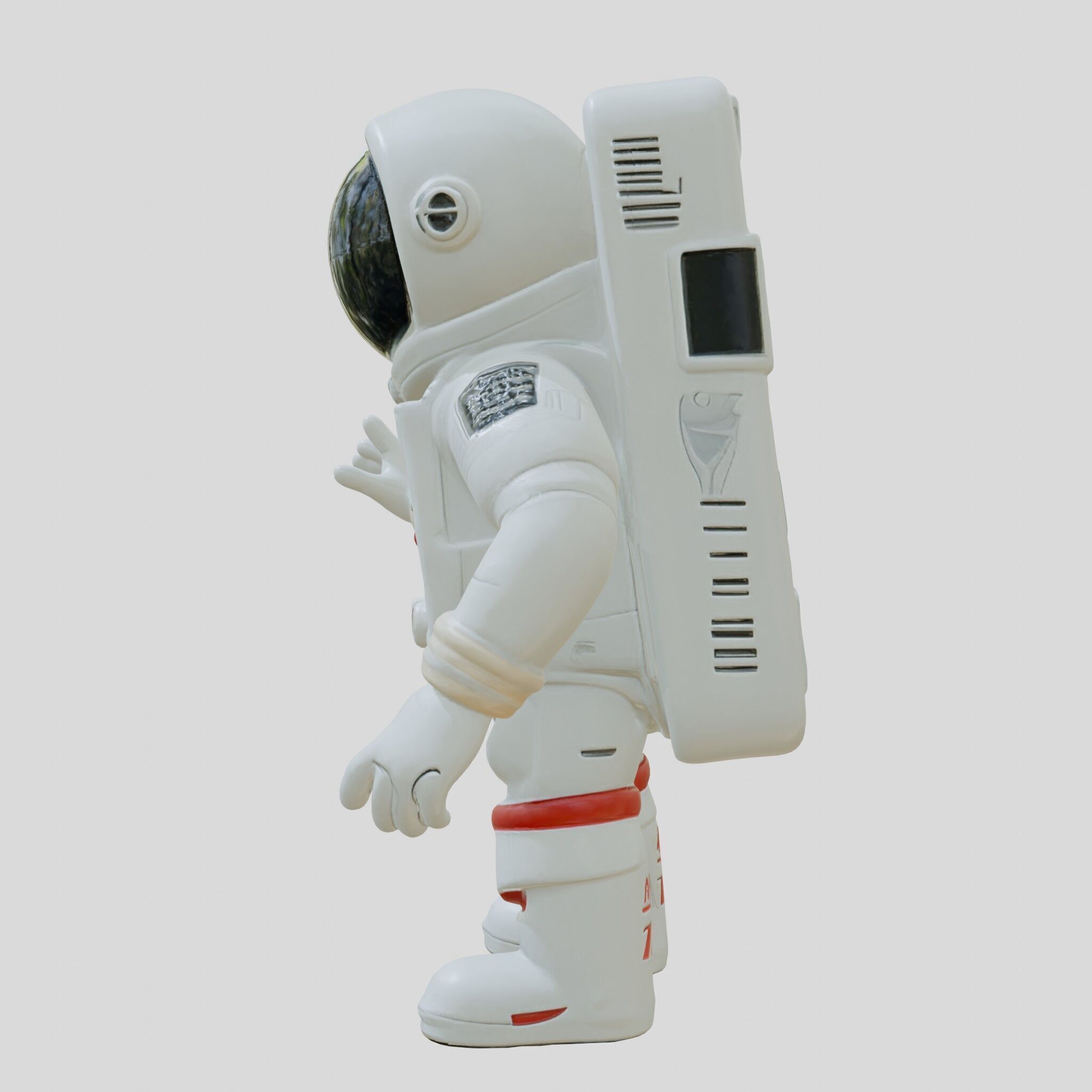 Astronaut Character Cartoon Style 3D Model Low-poly 3D model_2