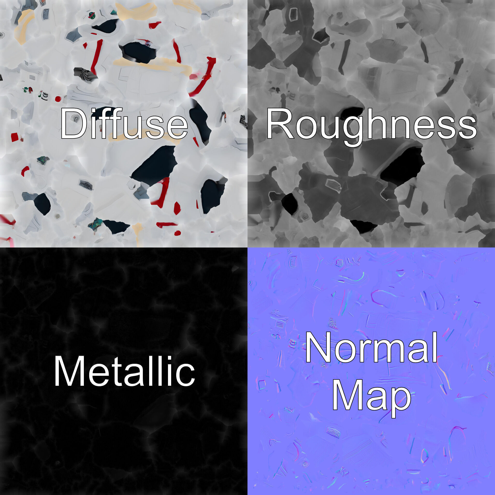 Astronaut Character Cartoon Style 3D Model Low-poly 3D model_30