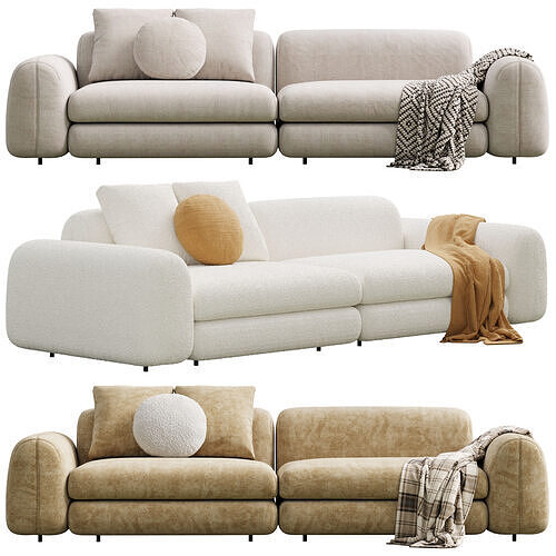 Edo Sofa By Arflex 3D model