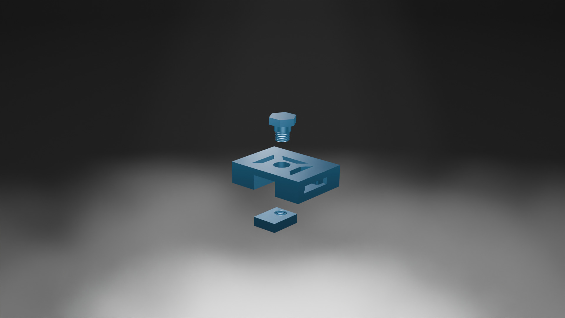 Sticky End Lock 3D print model_2