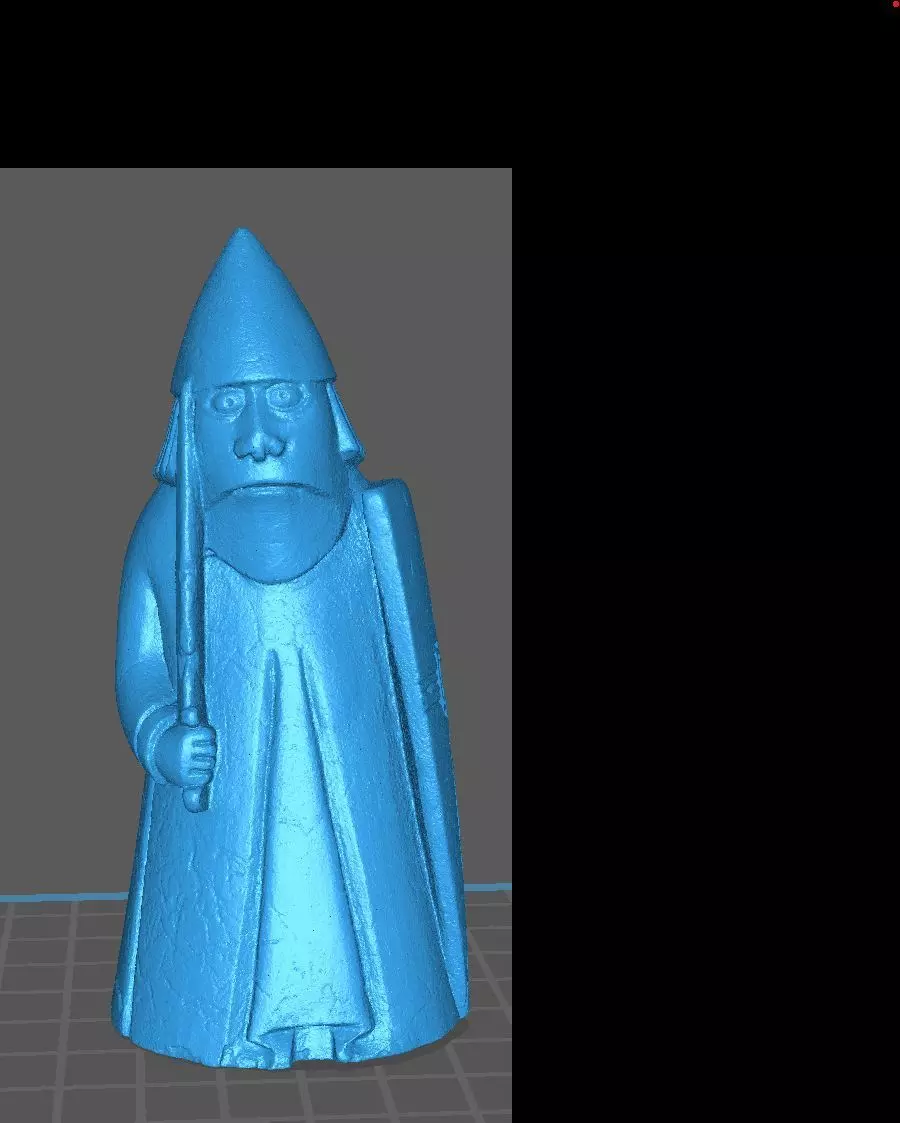 Lewis Chess Piece - Rook or Warder 3D print model_0