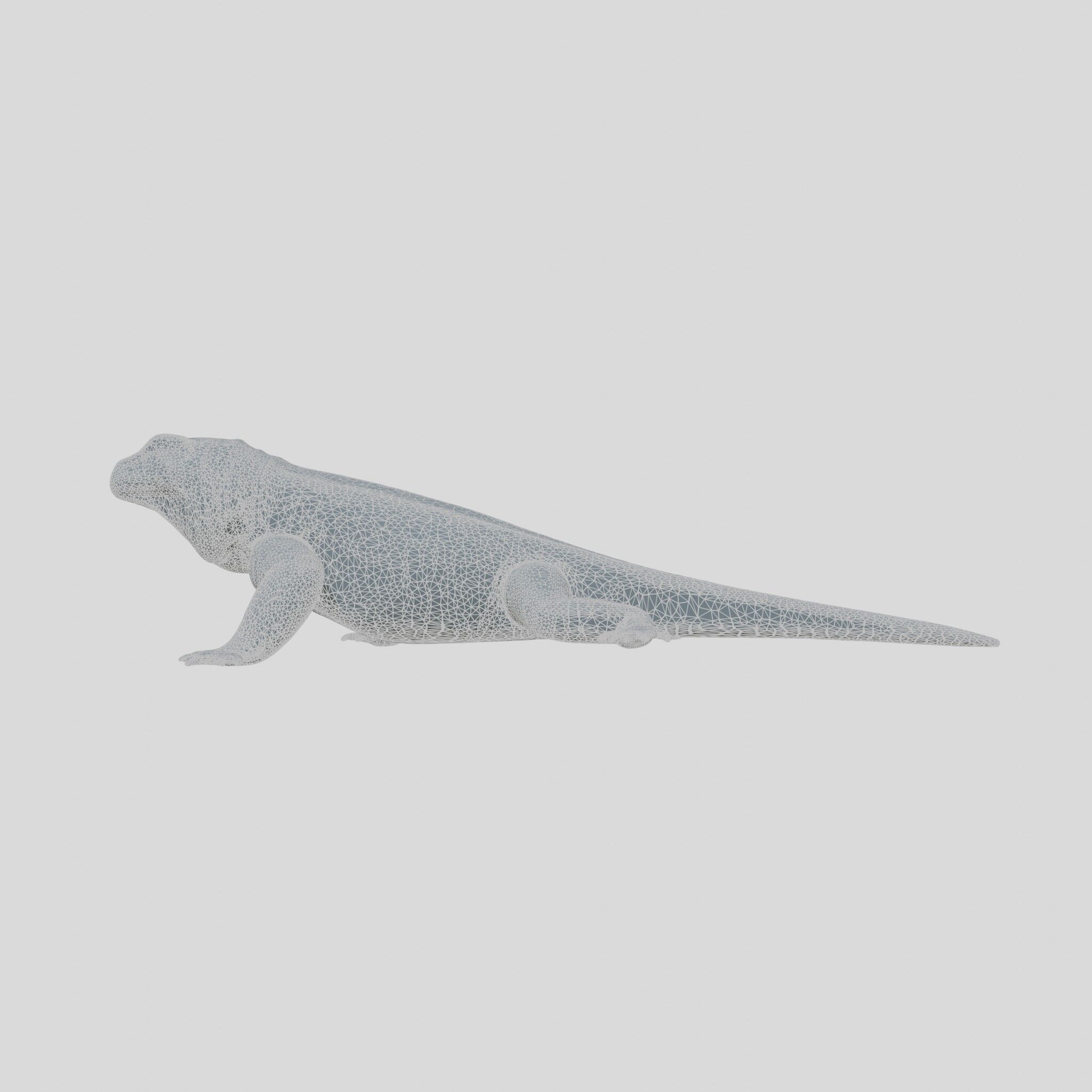 Realistic Lizard Reptile Model for Game and Animation Low-poly 3D model_17