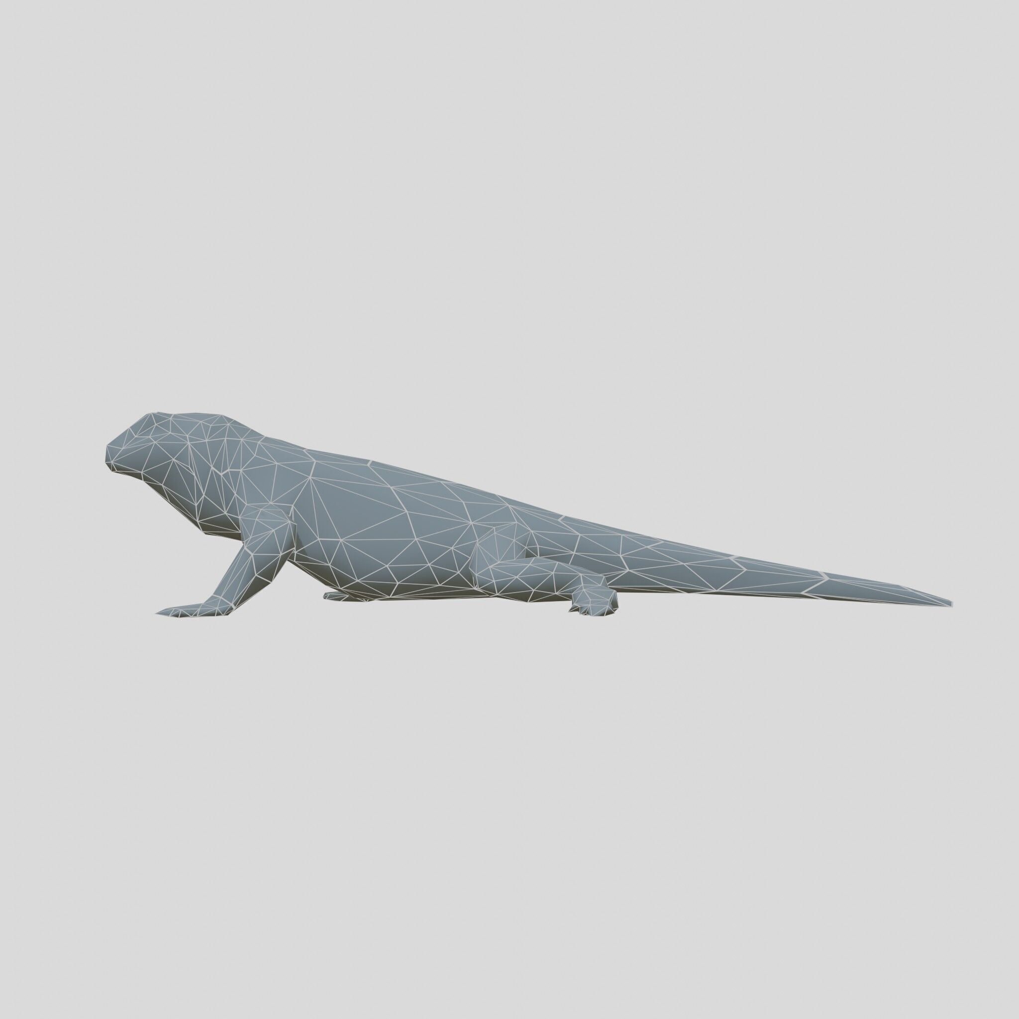 Realistic Lizard Reptile Model for Game and Animation Low-poly 3D model_19