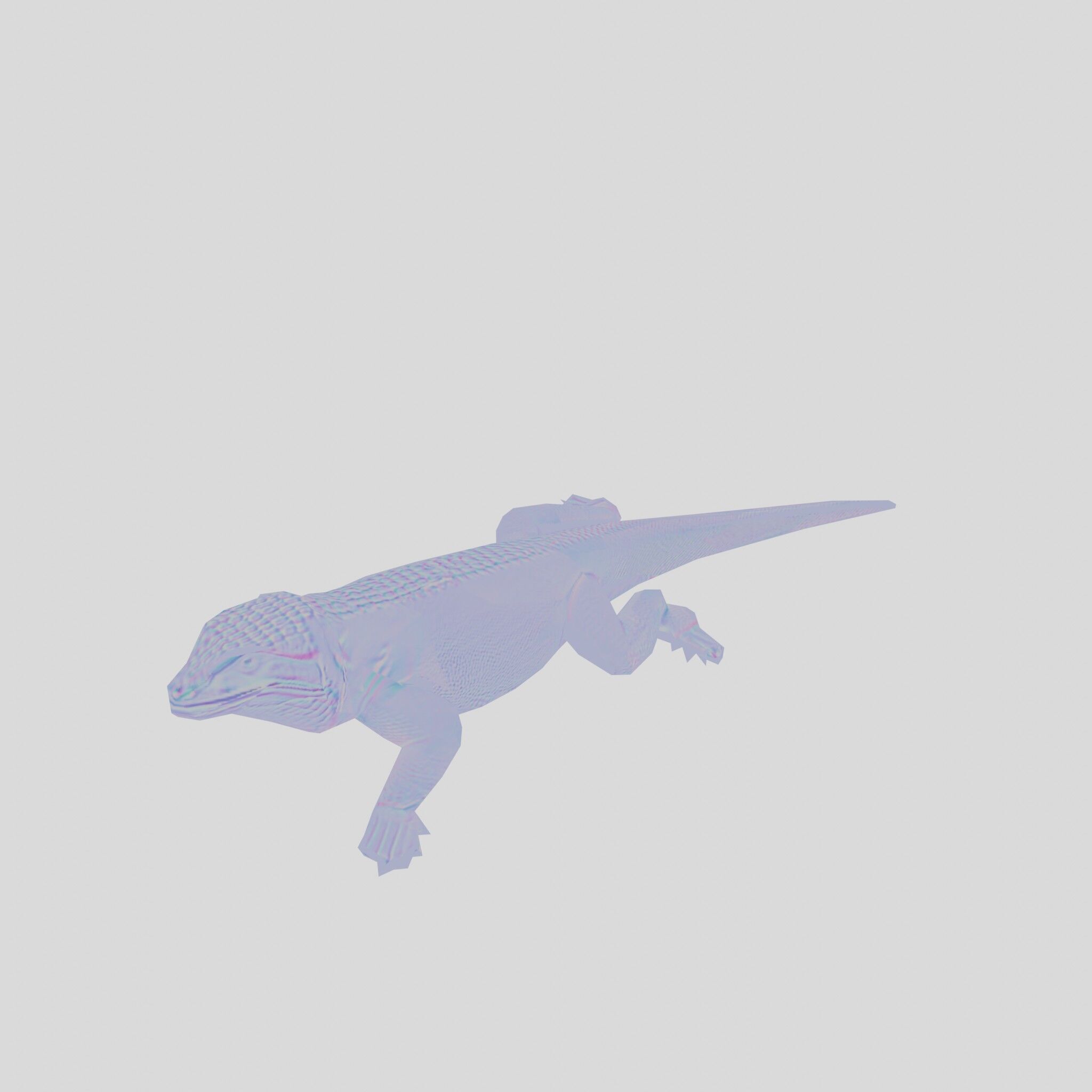 Realistic Lizard Reptile Model for Game and Animation Low-poly 3D model_28