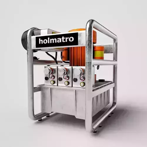 Holmatro MPU 60 D Trio Pump Low Poly Game Ready 3D Model Low-poly 3D model