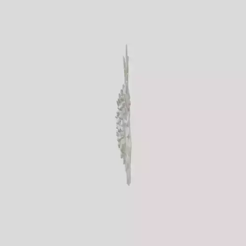 Realistic Angelic Feathered Wings Set Low-poly 3D model