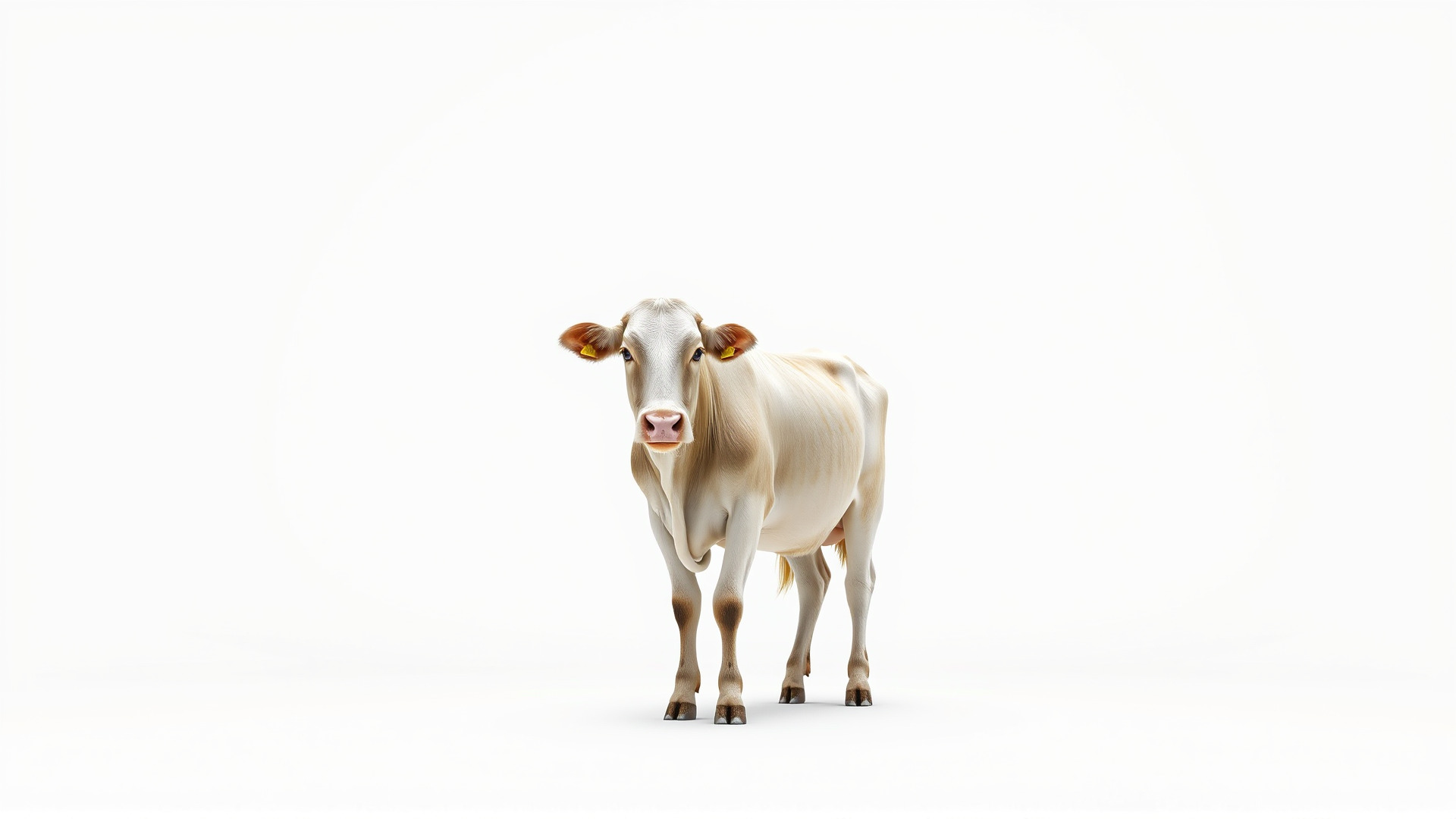 Detailed Realistic 3D Model of a Cow Low-poly 3D model_3