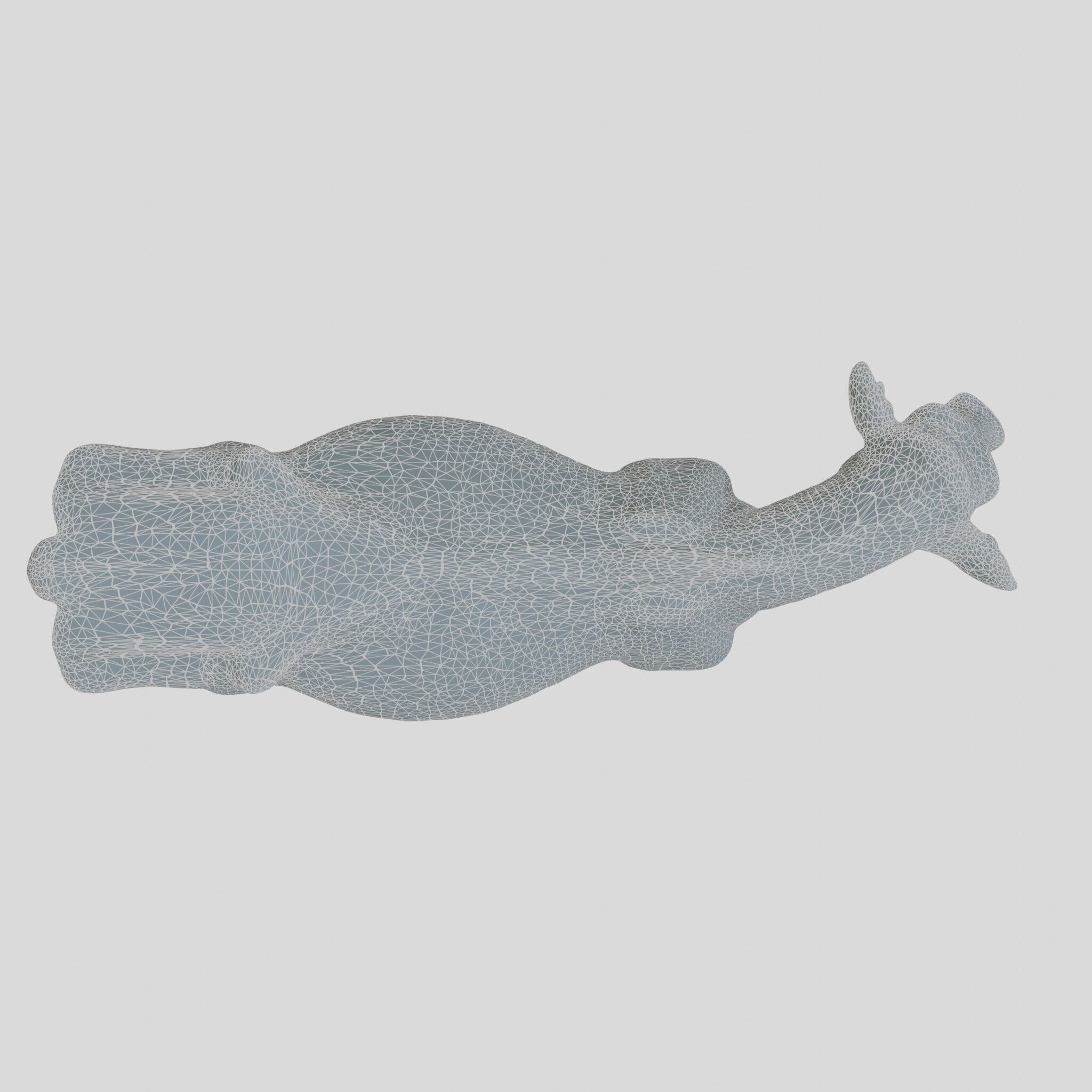 Detailed Realistic 3D Model of a Cow Low-poly 3D model_23