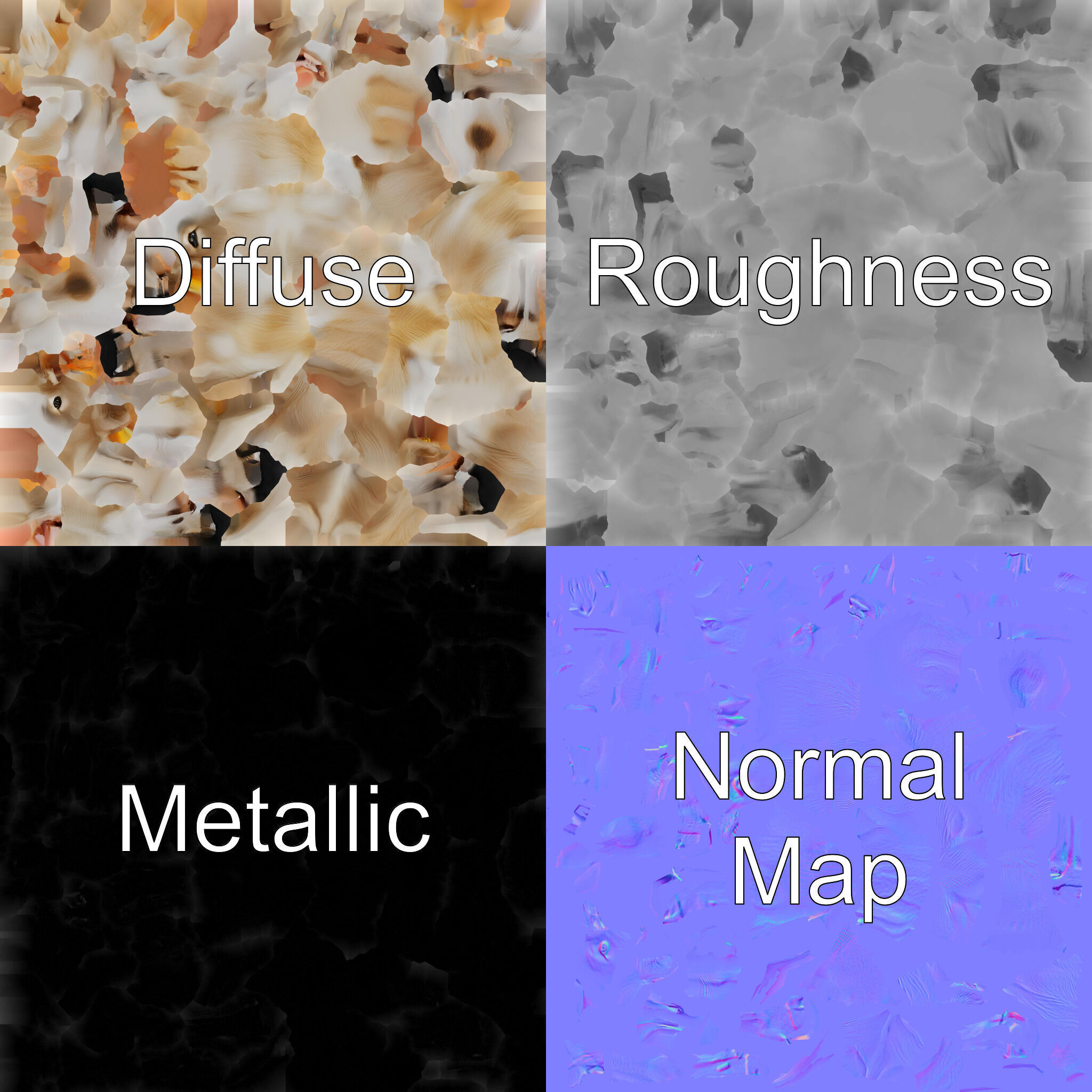 Detailed Realistic 3D Model of a Cow Low-poly 3D model_30