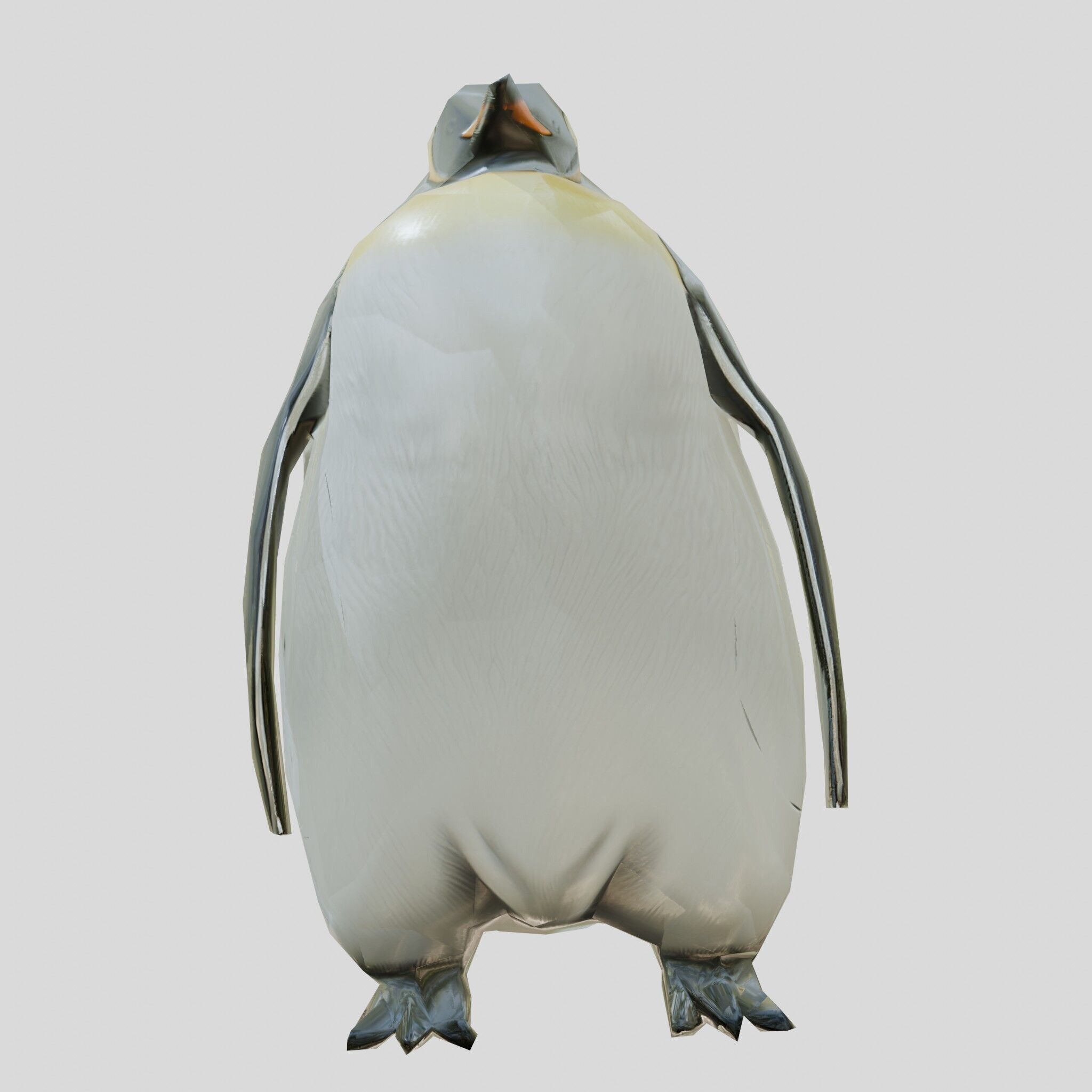 Majestic Emperor Penguin 3D Model Low-poly 3D model_4