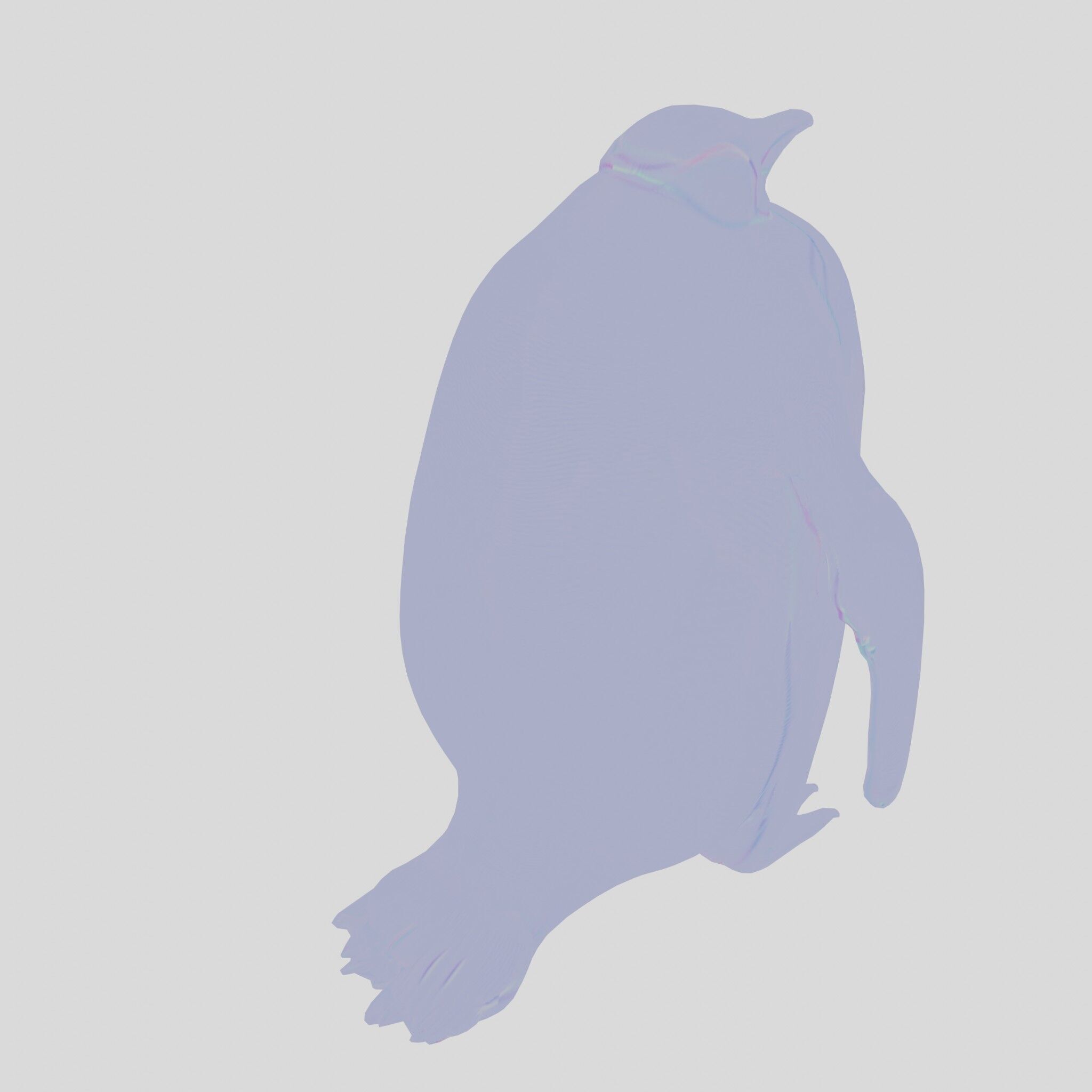 Majestic Emperor Penguin 3D Model Low-poly 3D model_27
