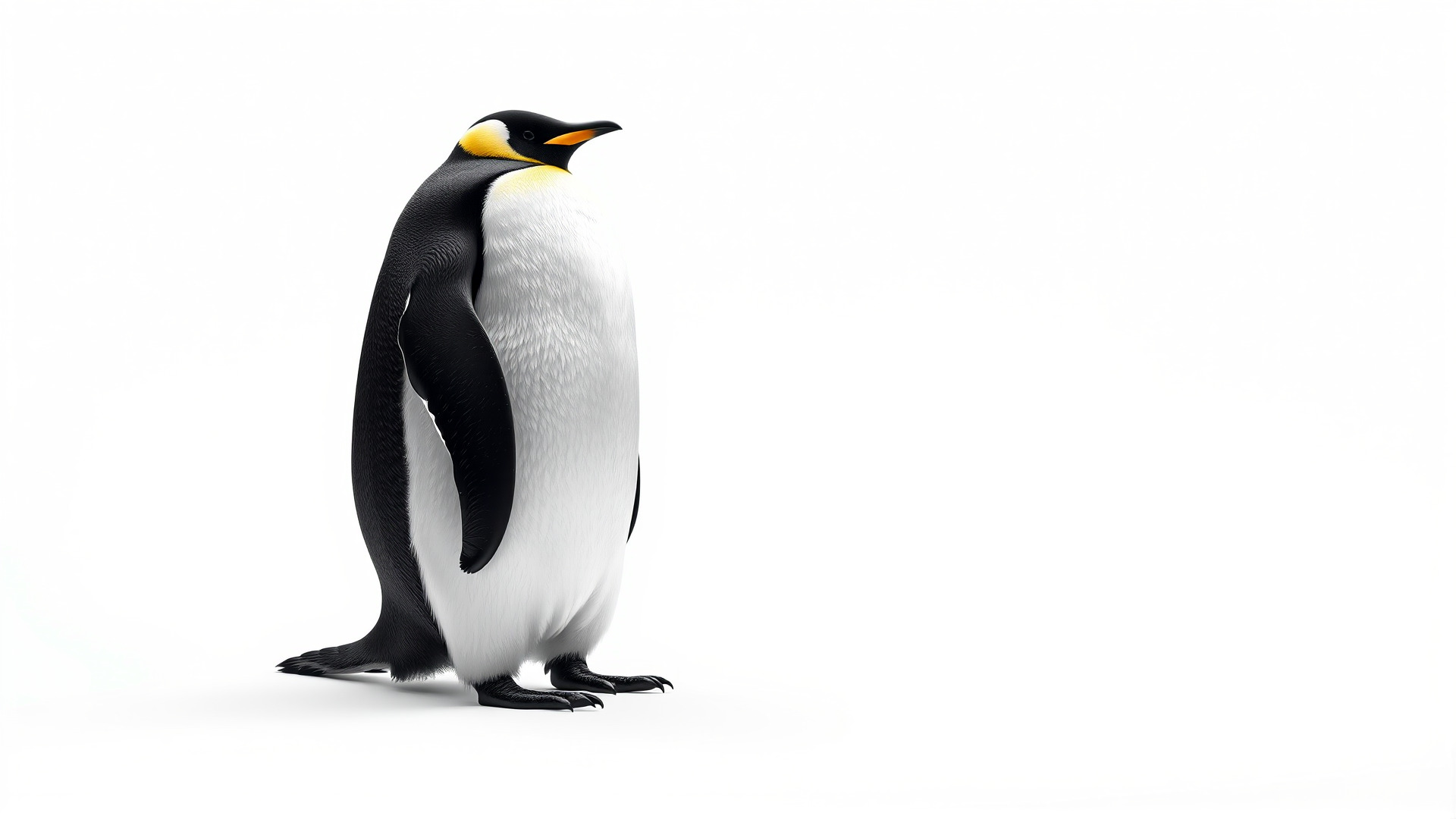 Majestic Emperor Penguin 3D Model Low-poly 3D model_3