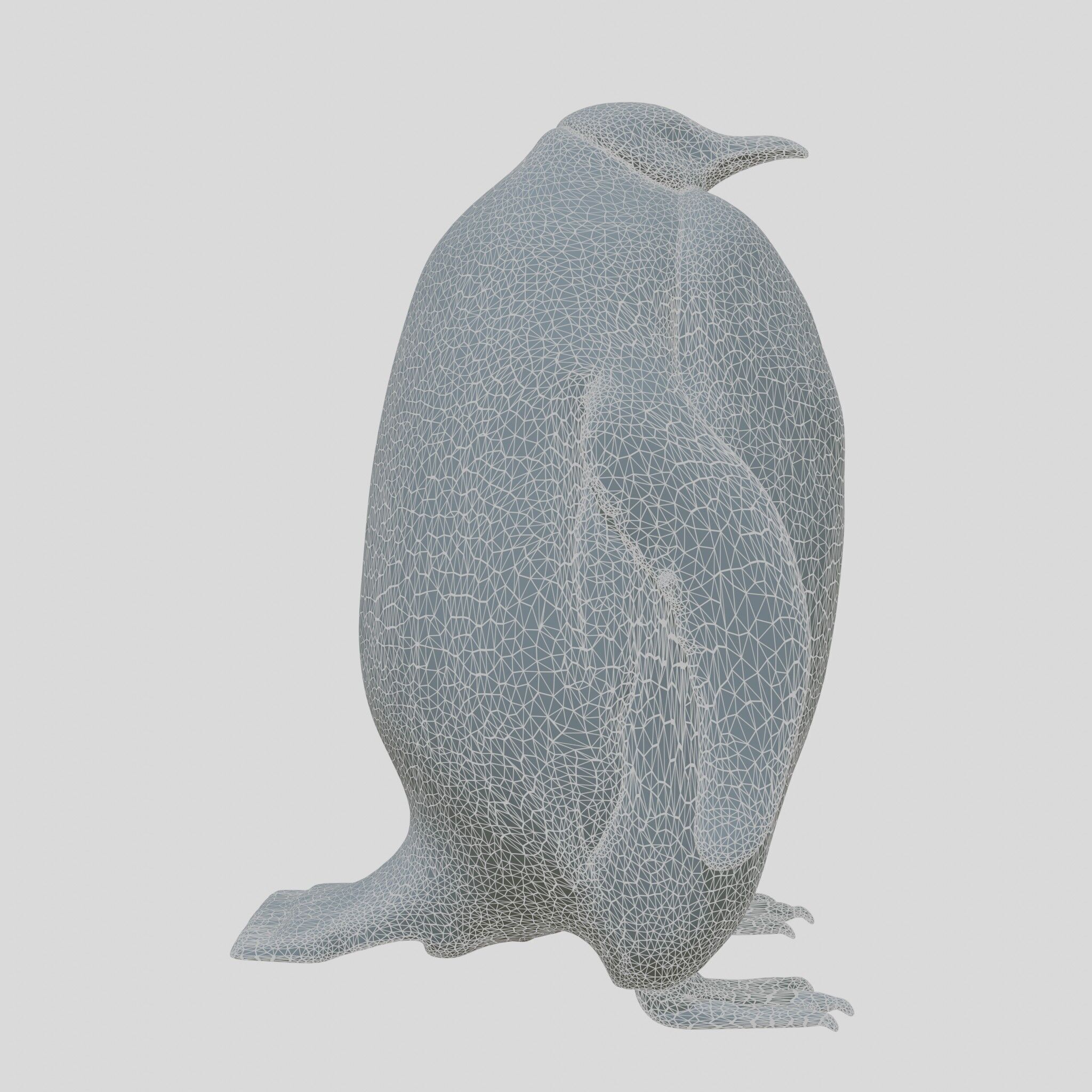 Majestic Emperor Penguin 3D Model Low-poly 3D model_14