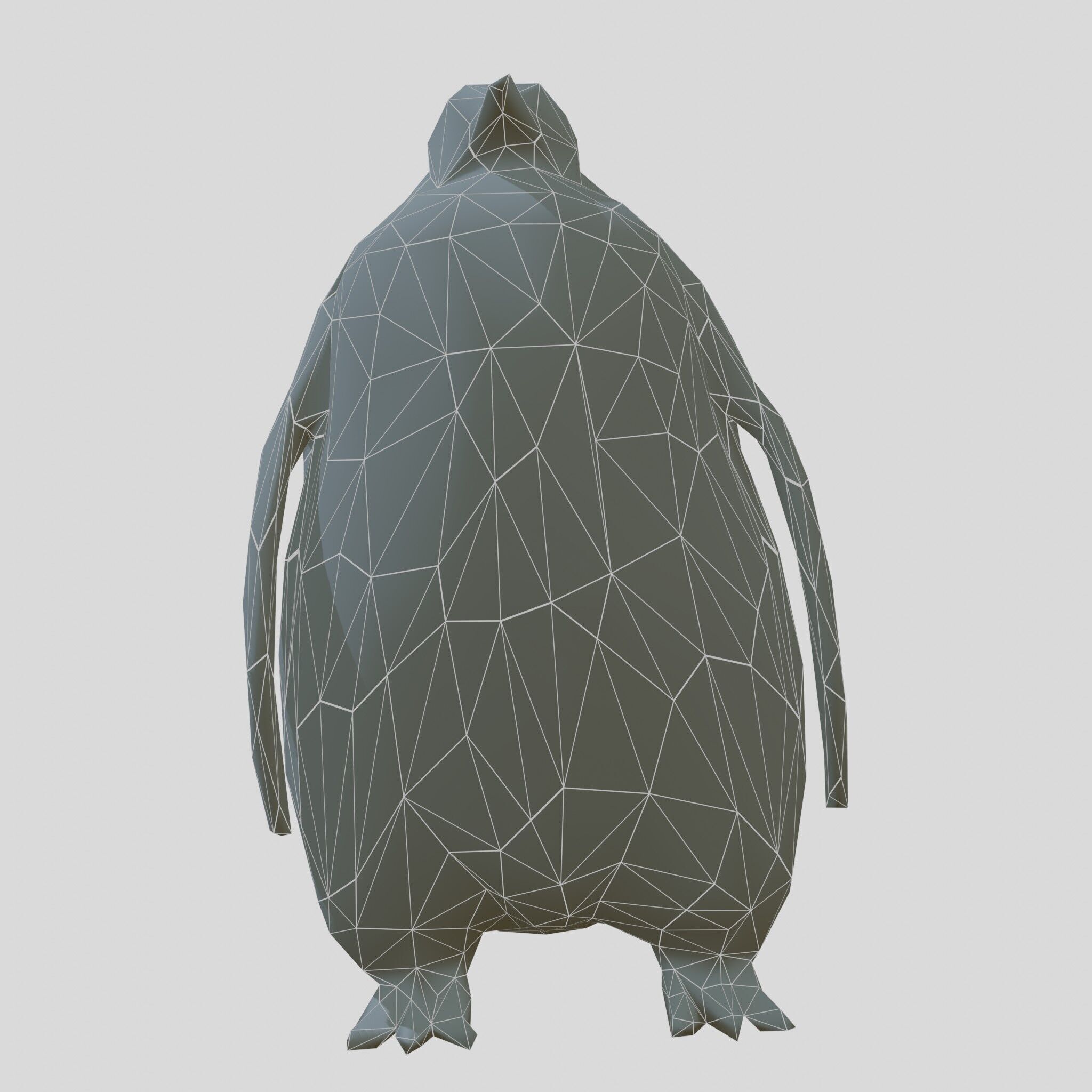 Majestic Emperor Penguin 3D Model Low-poly 3D model_7