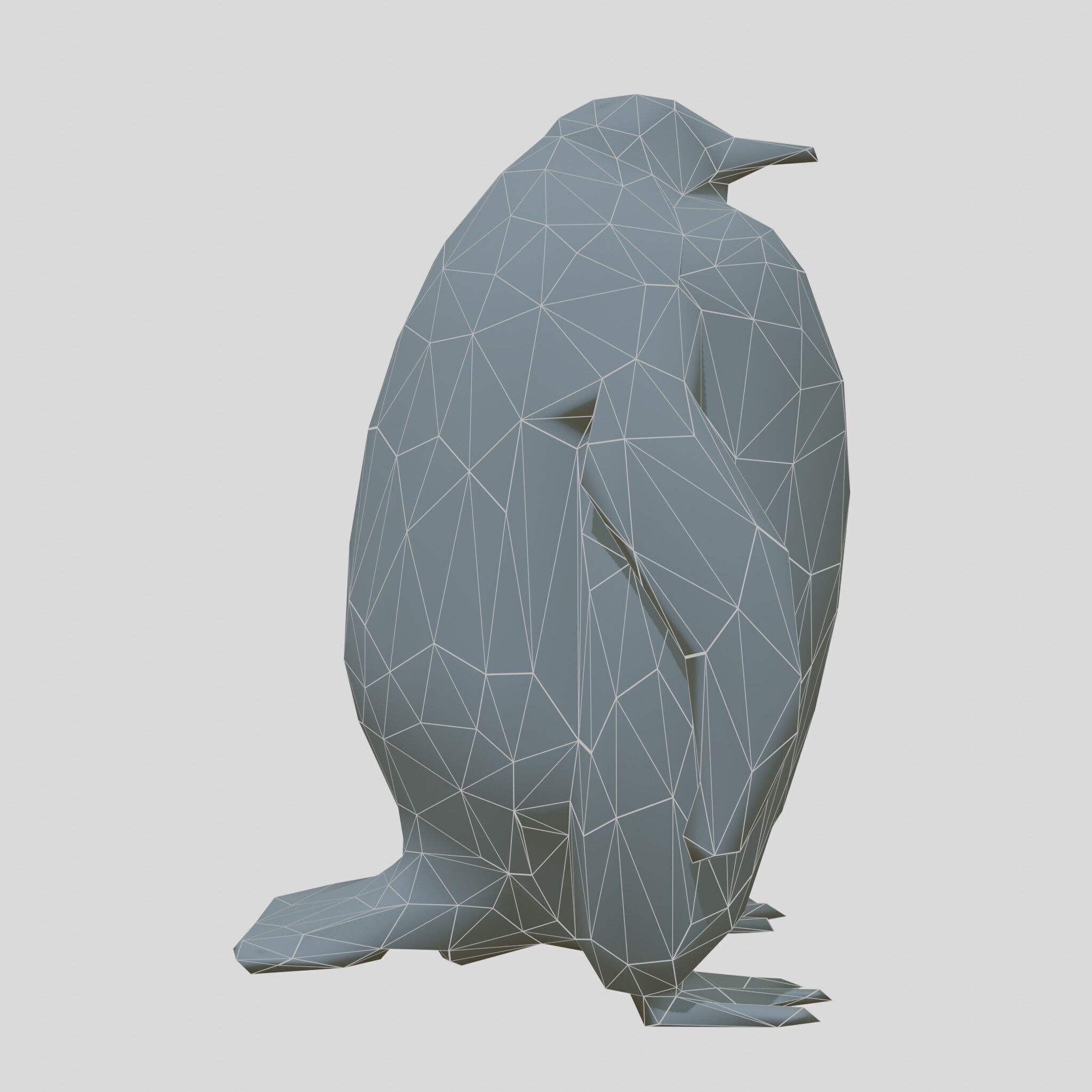 Majestic Emperor Penguin 3D Model Low-poly 3D model_19