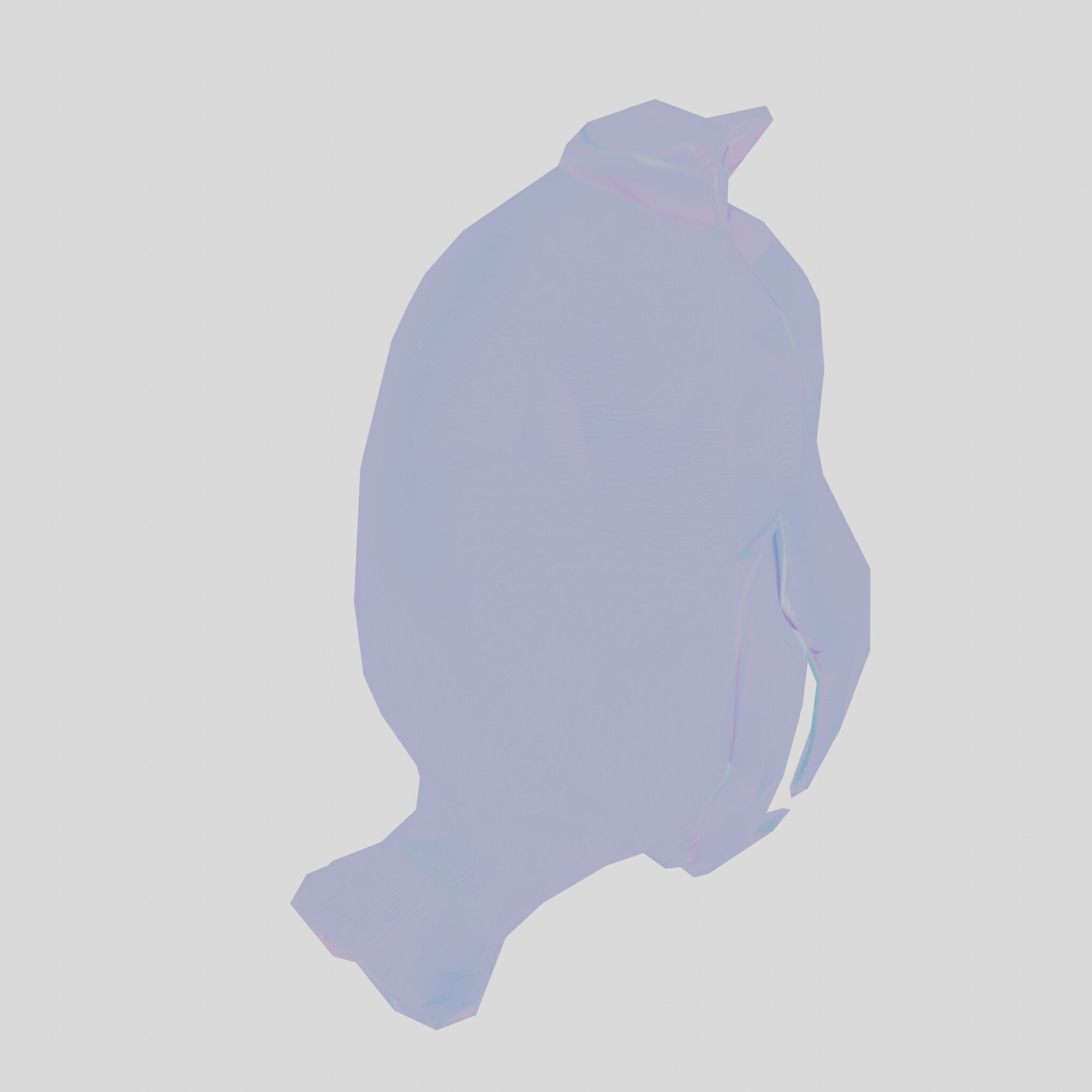 Majestic Emperor Penguin 3D Model Low-poly 3D model_28