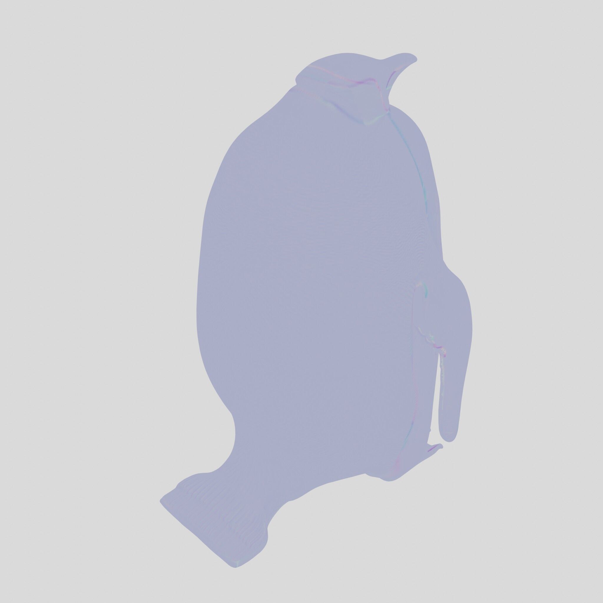 Majestic Emperor Penguin 3D Model Low-poly 3D model_26