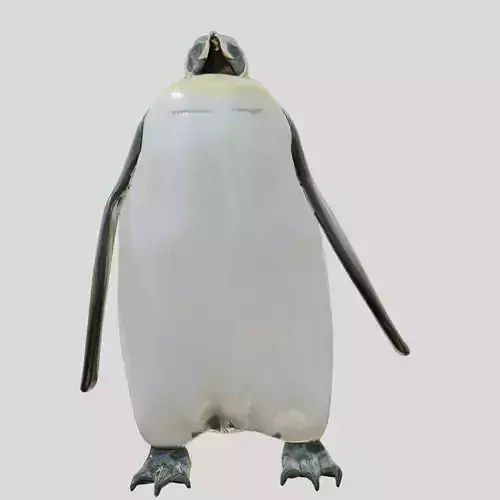 Majestic Emperor Penguin 3D Model Low-poly 3D model