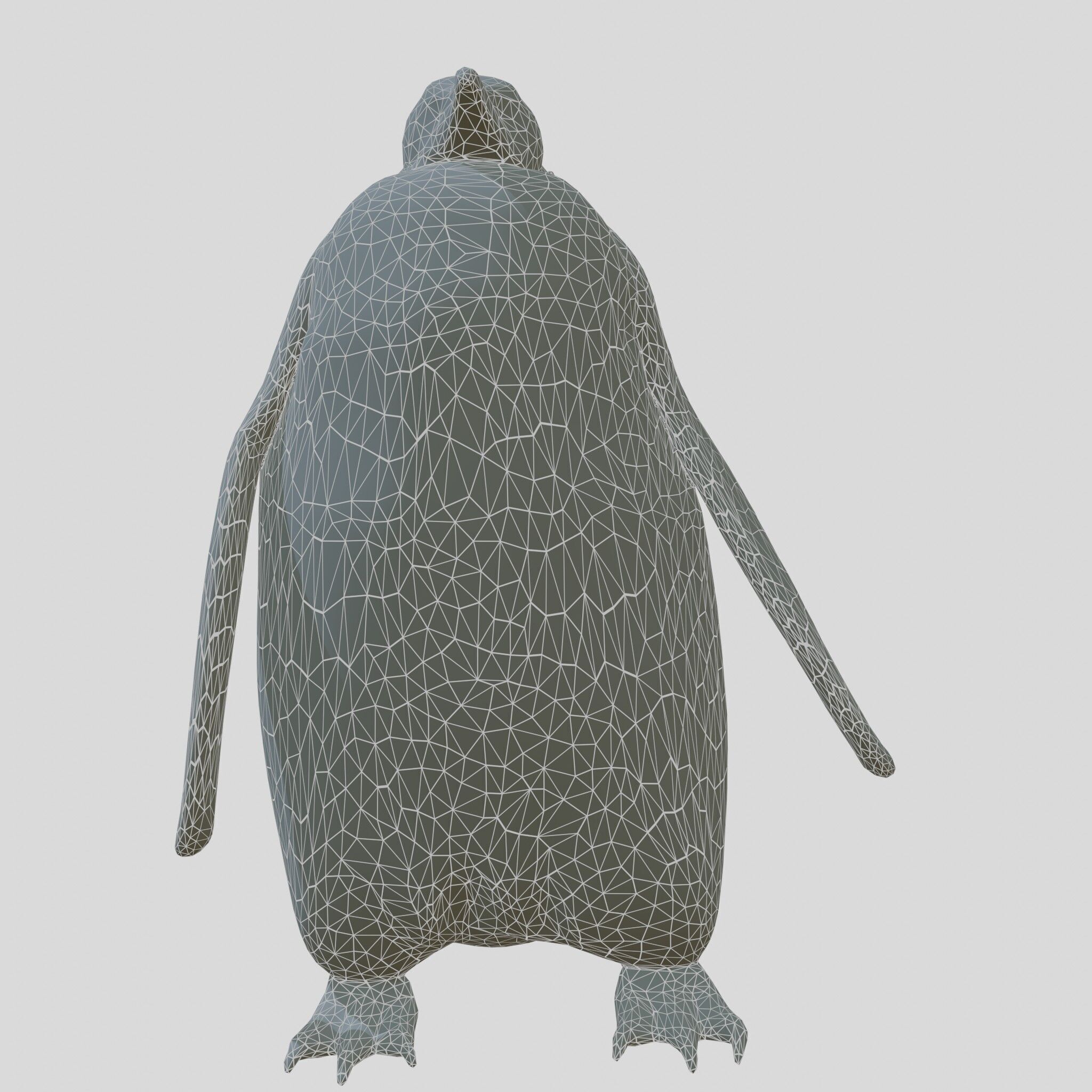 Majestic Emperor Penguin 3D Model Low-poly 3D model_6