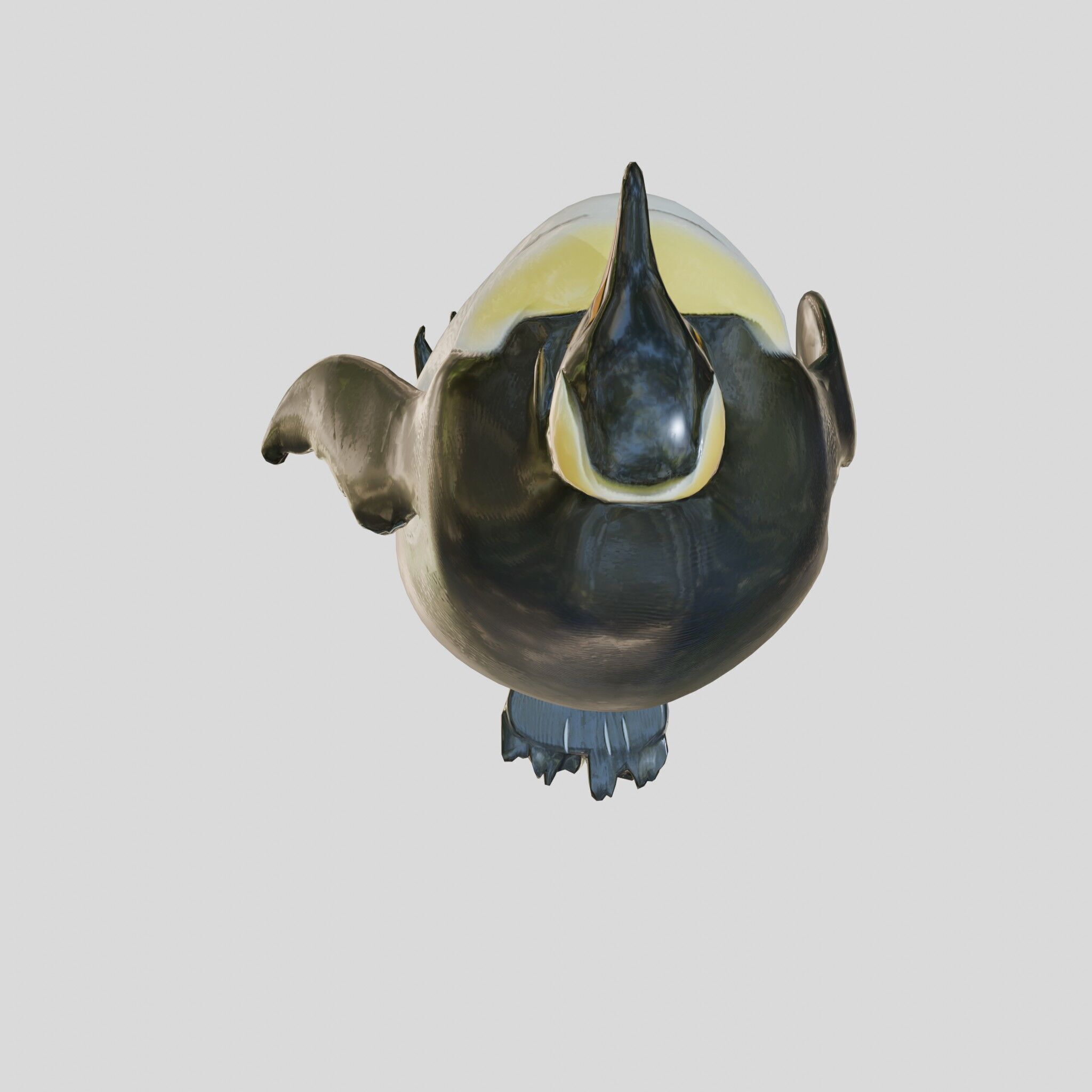 Majestic Emperor Penguin 3D Model Low-poly 3D model_21