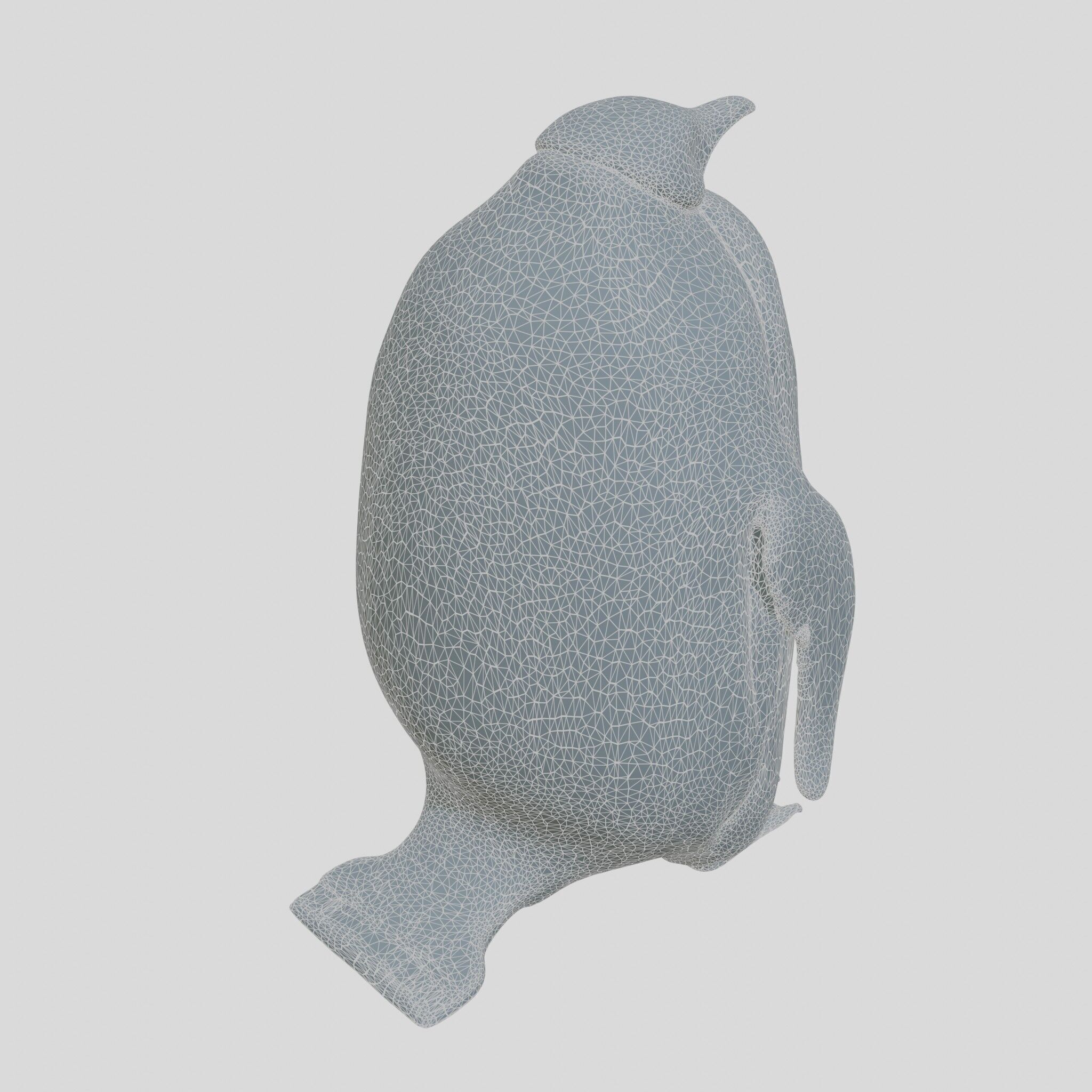 Majestic Emperor Penguin 3D Model Low-poly 3D model_23