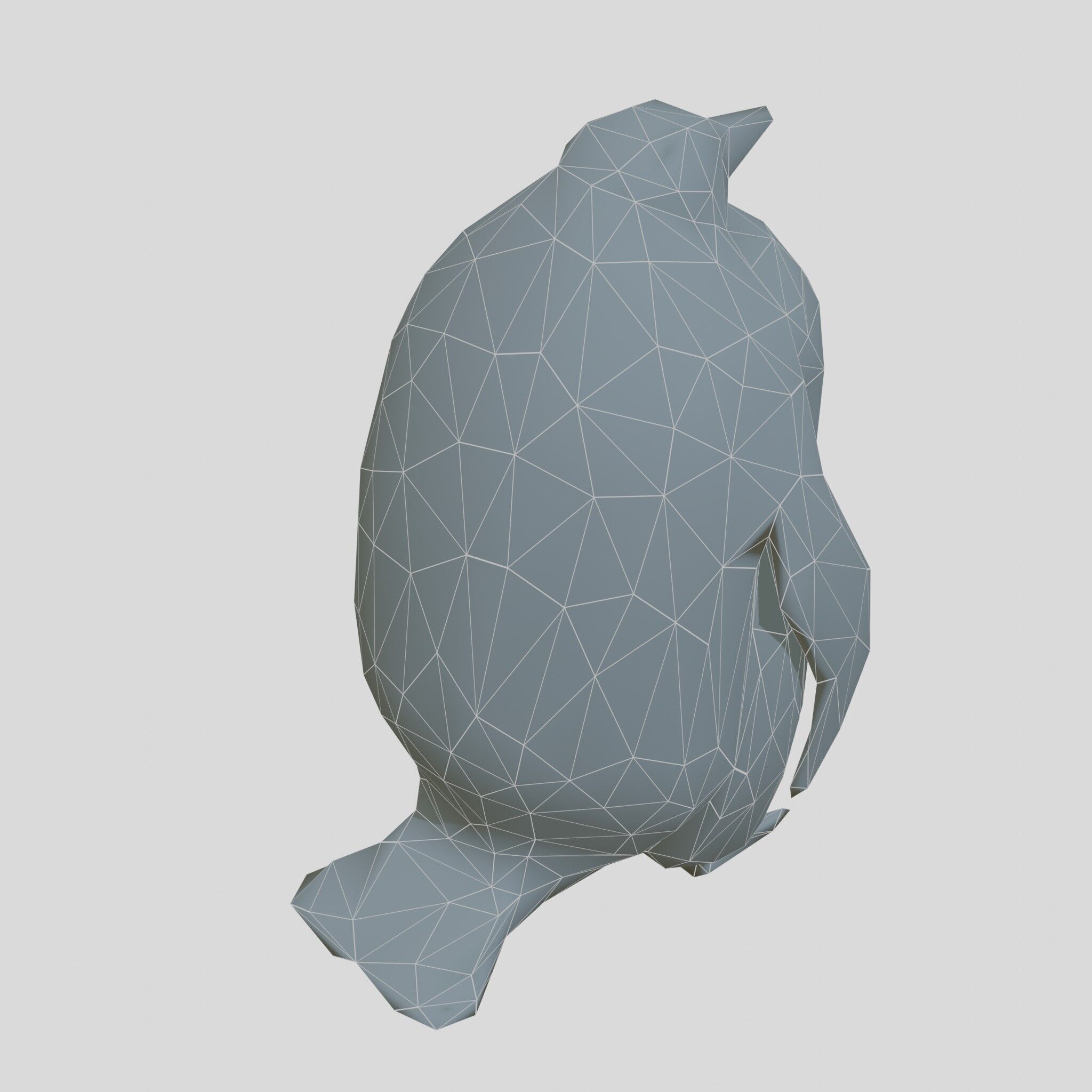 Majestic Emperor Penguin 3D Model Low-poly 3D model_13