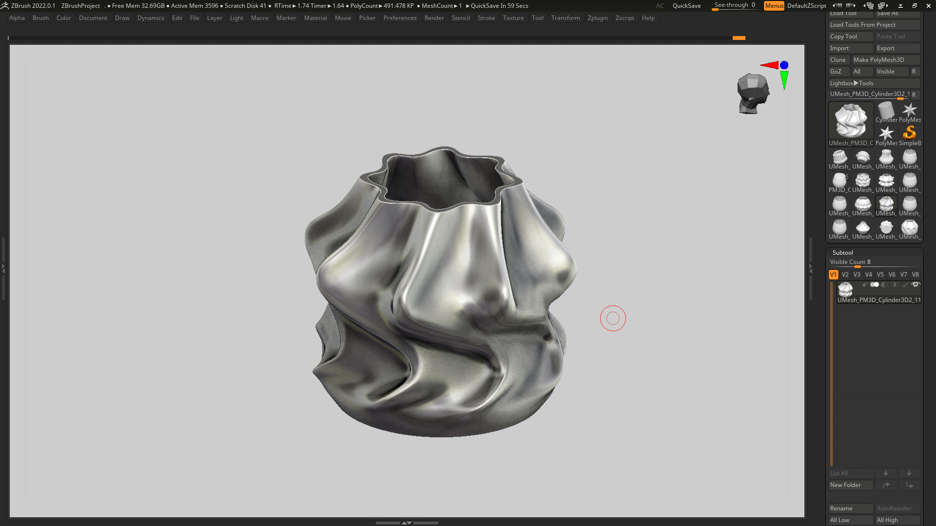 vase 3d print 741  3D print model_3
