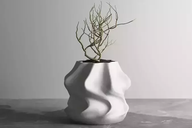 vase 3d print 741 