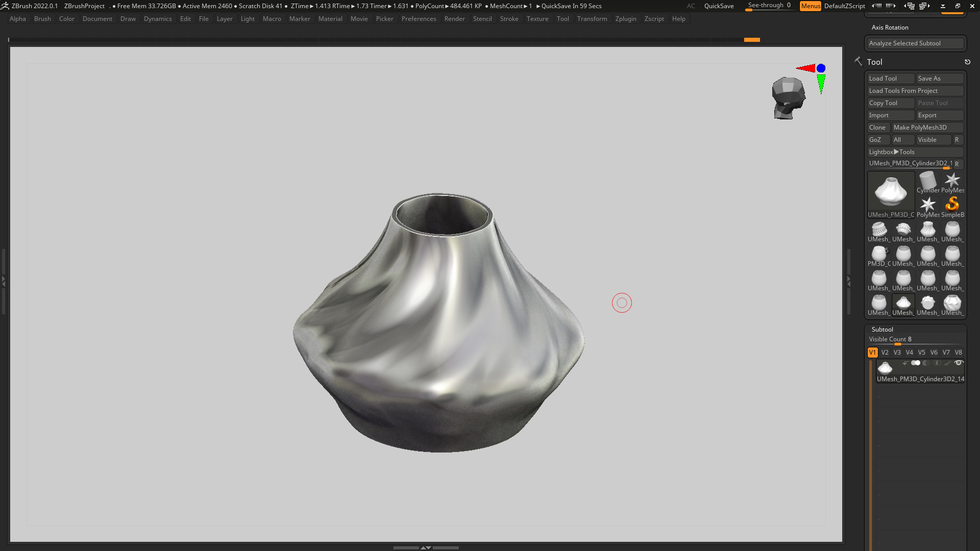 vase 3d print 737  3D print model_5