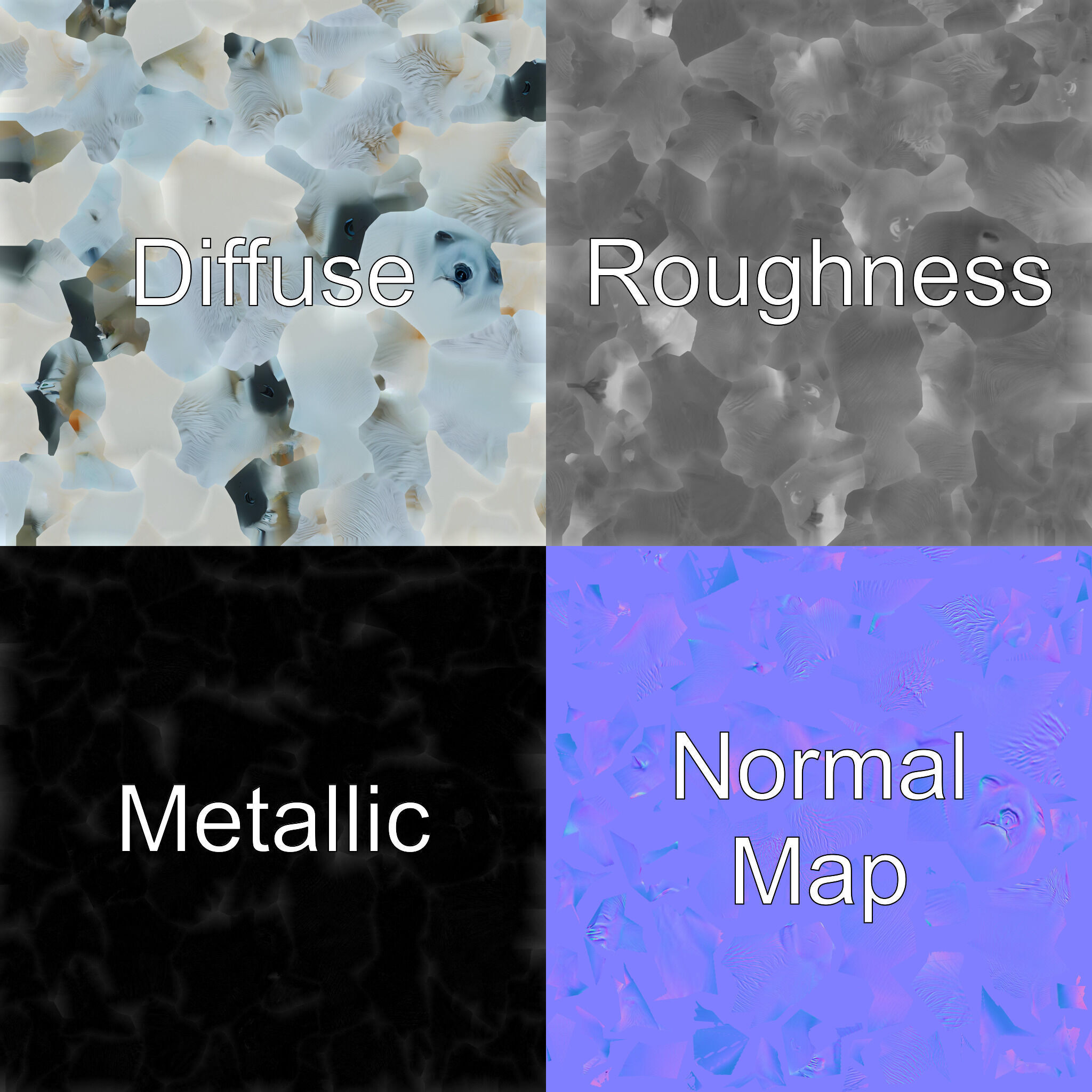 Polar Bear Realistic Fur Detailed 3D Model Low-poly 3D model_3