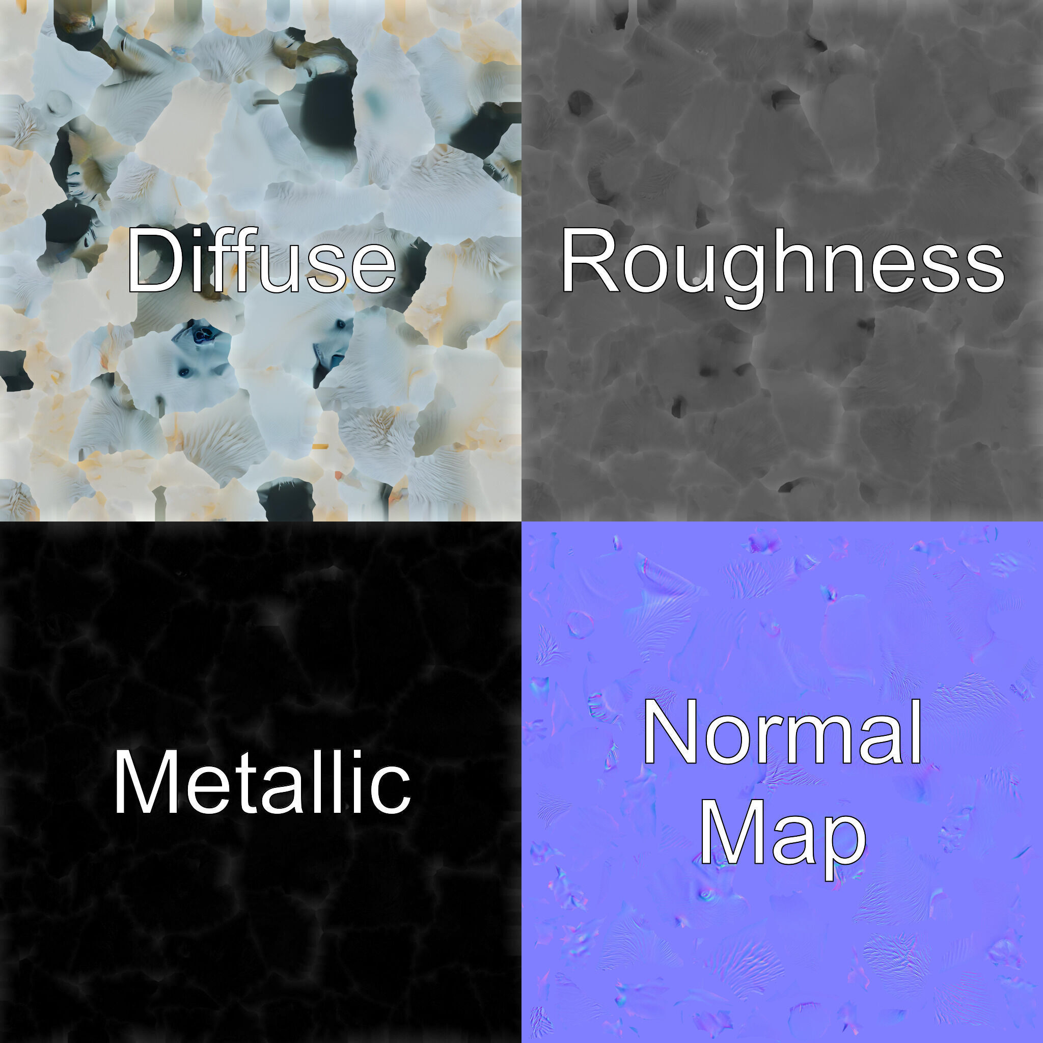 Polar Bear Realistic Fur Detailed 3D Model Low-poly 3D model_30