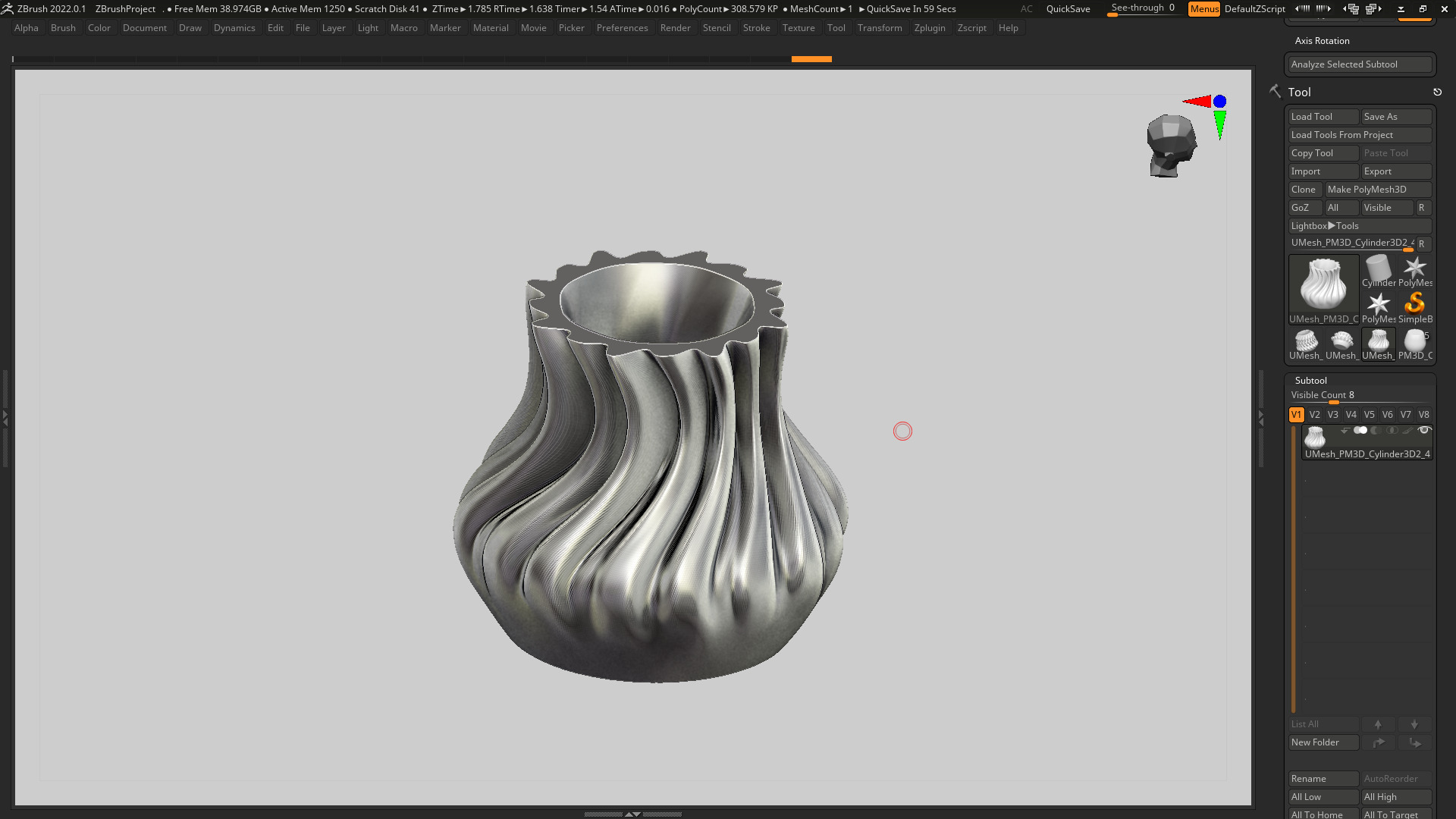 vase 3d print 734  3D print model_3