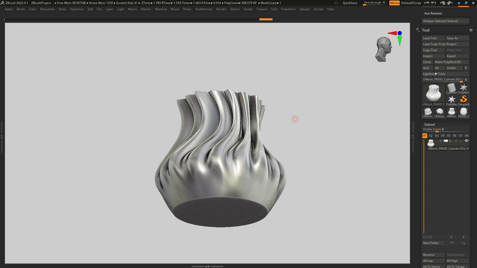 vase 3d print 734  3D print model_5