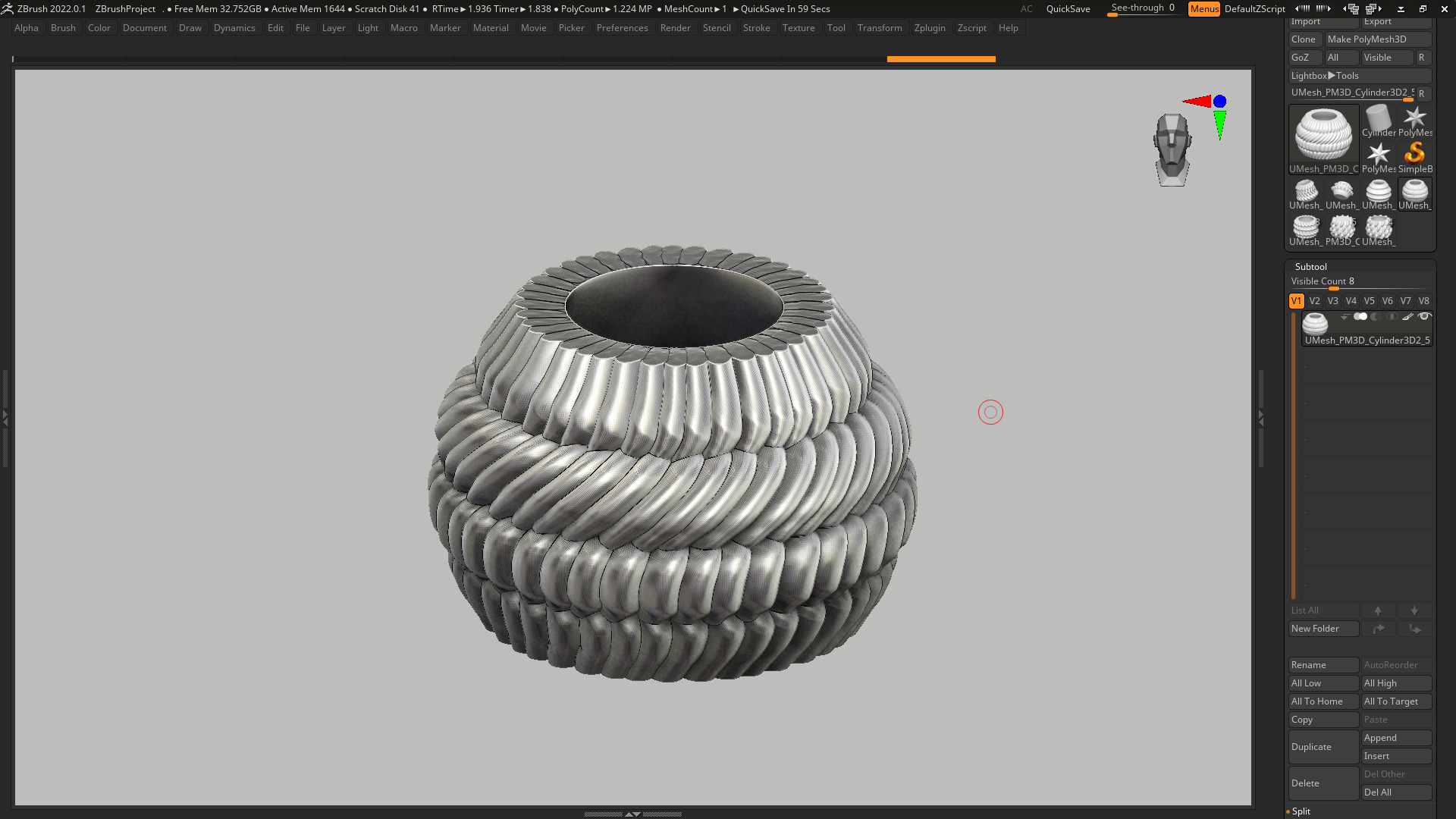 vase 3d print 733  3D print model_3
