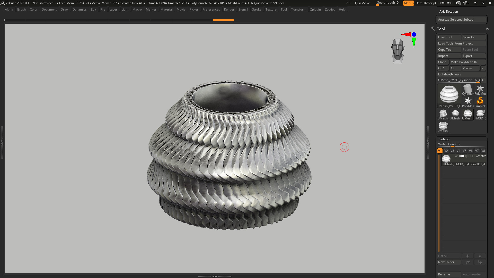 vase 3d print 731  3D print model_3