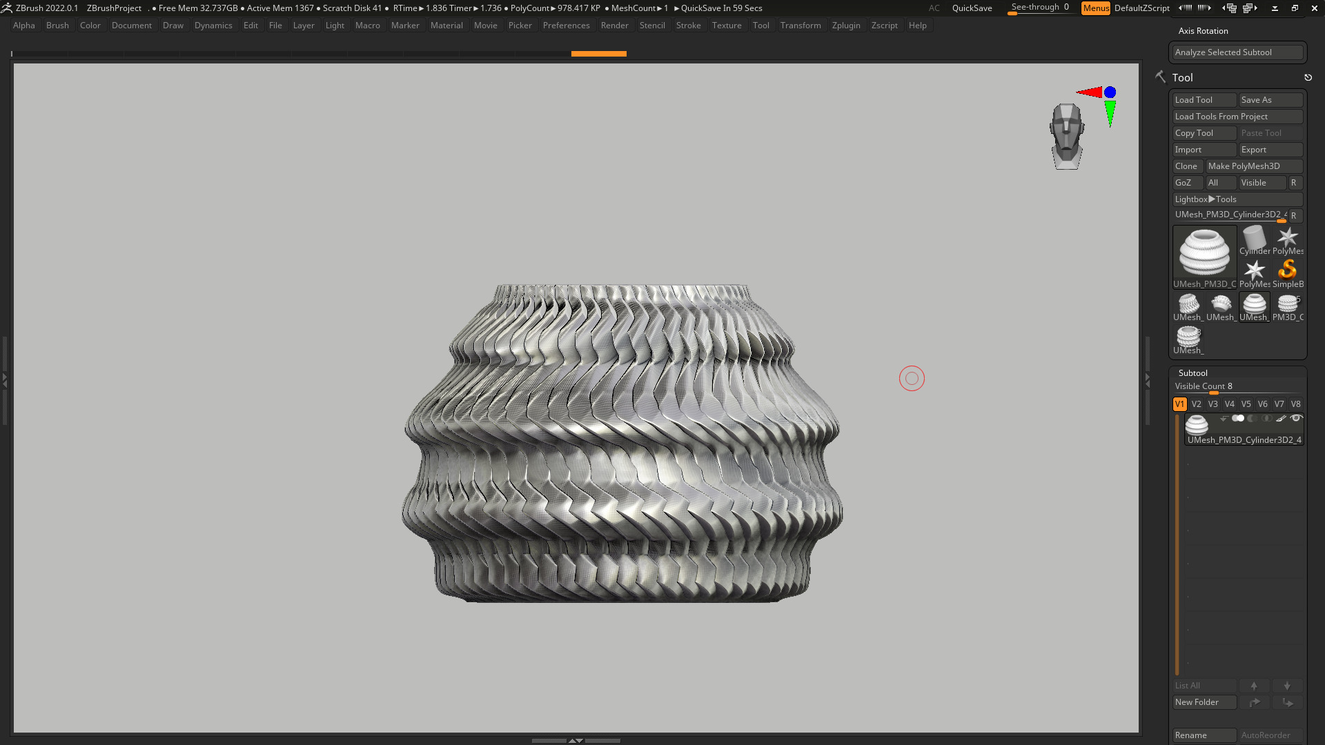 vase 3d print 731  3D print model_4