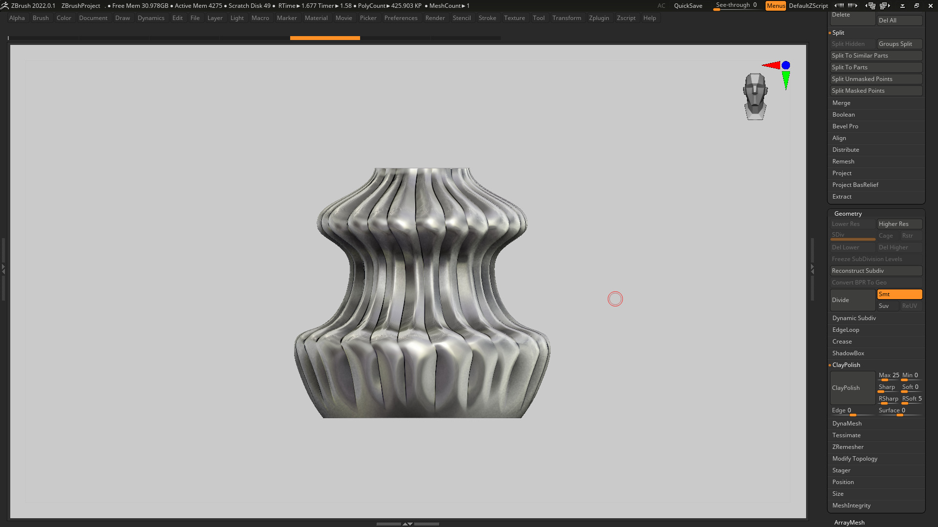 vase 3d print 722  3D print model_4