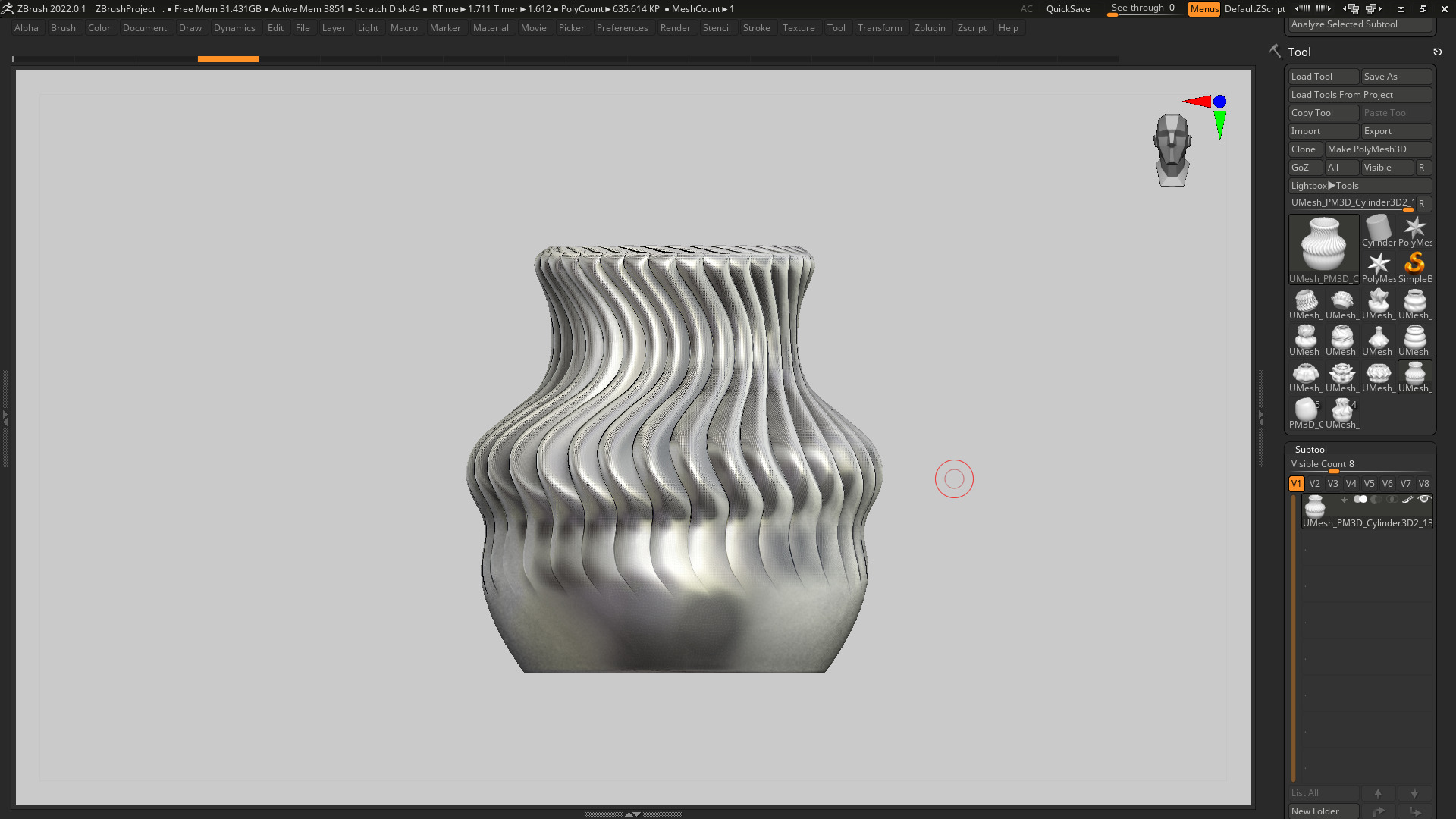 vase 3d print 720  3D print model_4